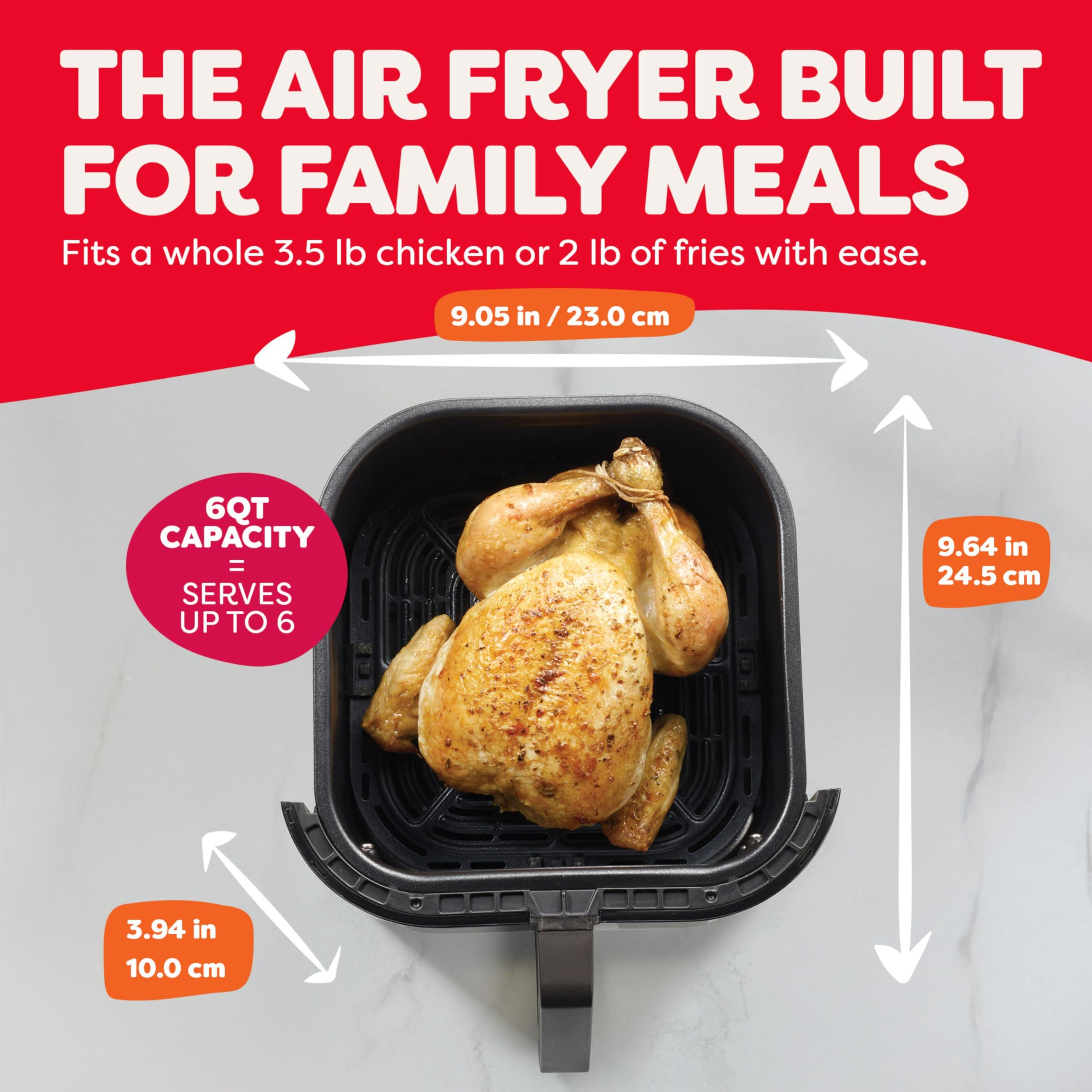 Instant Pot Vortex 6QT XL Air Fryer, 4-in-1 Functions that Crisps, Roasts, Reheats, Bakes for Quick Easy Meals, 100+ In-App Recipes, is Dishwasher-Safe, from the Makers of Instant Pot, Black - Image 7