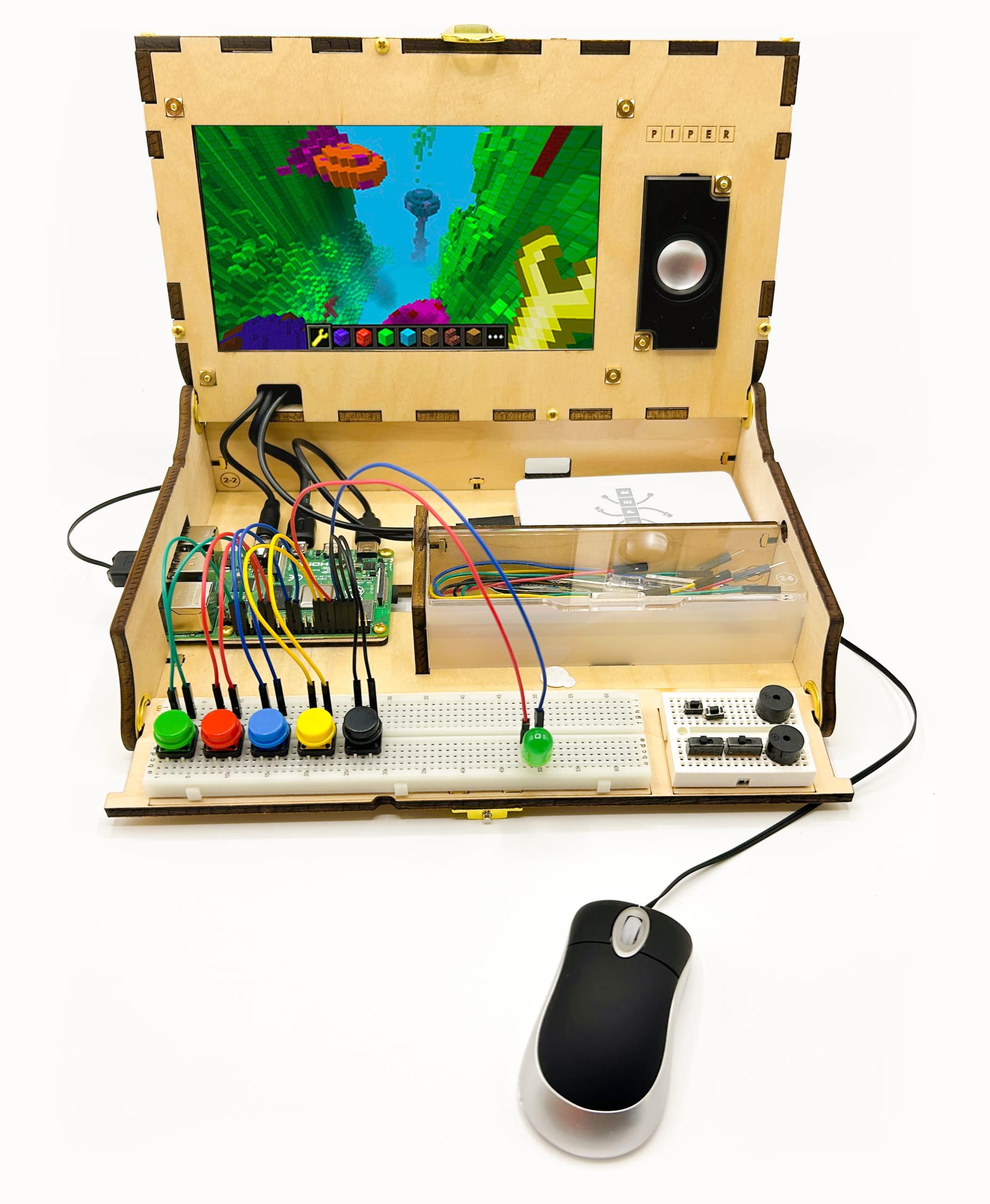 Piper Computer Kit: Award-Winning Build-A-Computer Age 8+ STEAM Learning, with Raspberry Pi, Drag-n-Drop Coding, StoryMode, Games, Python, and Amazing Projects! - Image 4