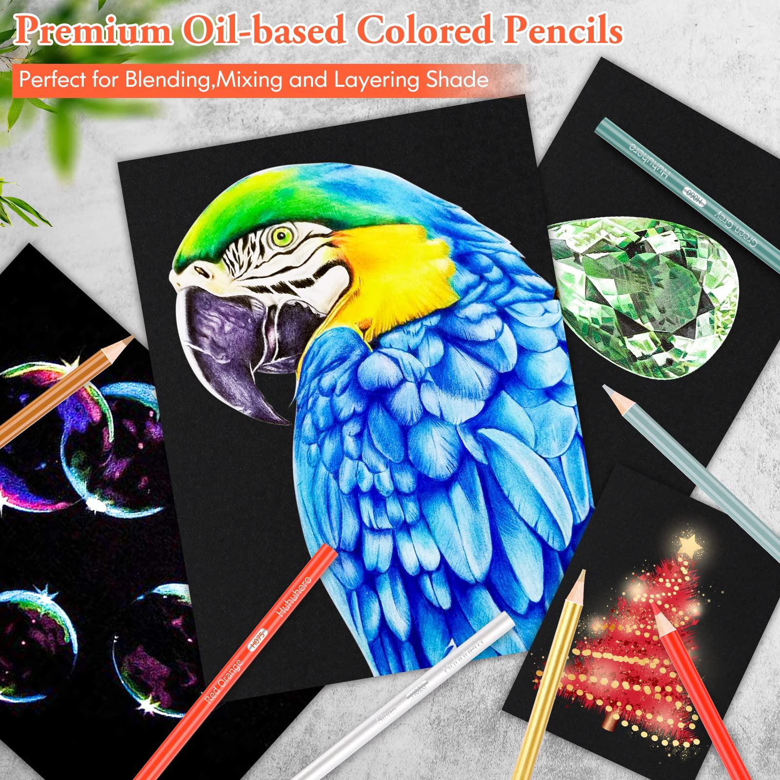 Huhuhero 120 Count Colored Pencils Set for Adult Coloring Books, Soft Core Vibrant Blendable Art Drawing Pencils, Premium Art Supplies for Kids Adults Beginners, Back to School Supplies Teacher Gifts - Image 4