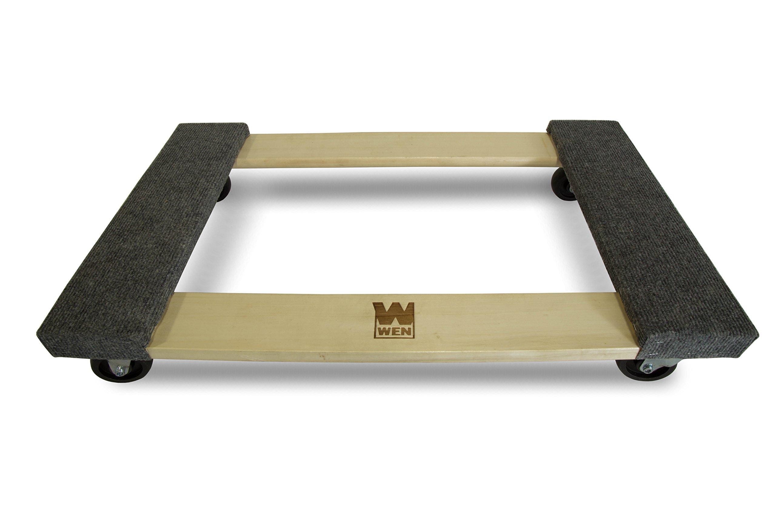WEN 1320 lbs. Capacity 18 in. x 30 in. Hardwood Furniture Moving Dolly, Two Pack - Image 4
