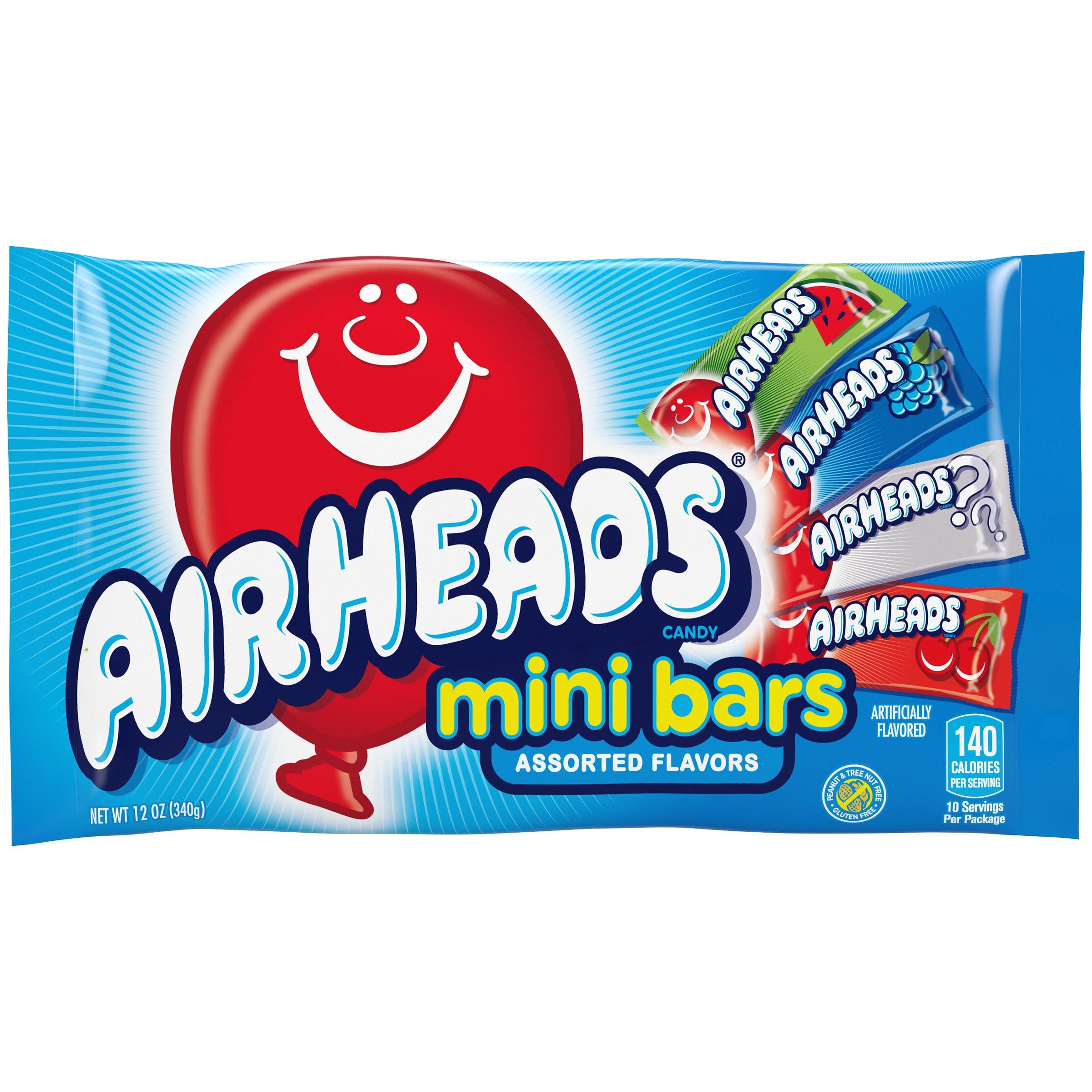 Airheads Candy, Variety Bag, Individually Wrapped Assorted Fruit Mini Bars, Party, Non-Melting, 12oz (1 Bag) - Image 3
