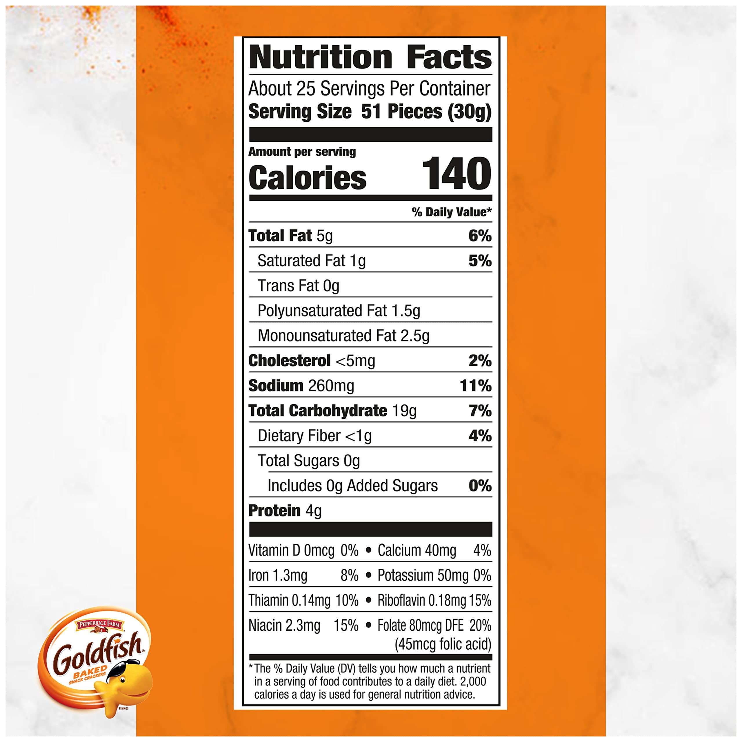 Goldfish Flavor Blasted Xtra Cheddar Cheese Crackers, 27.3 oz Carton - Image 2