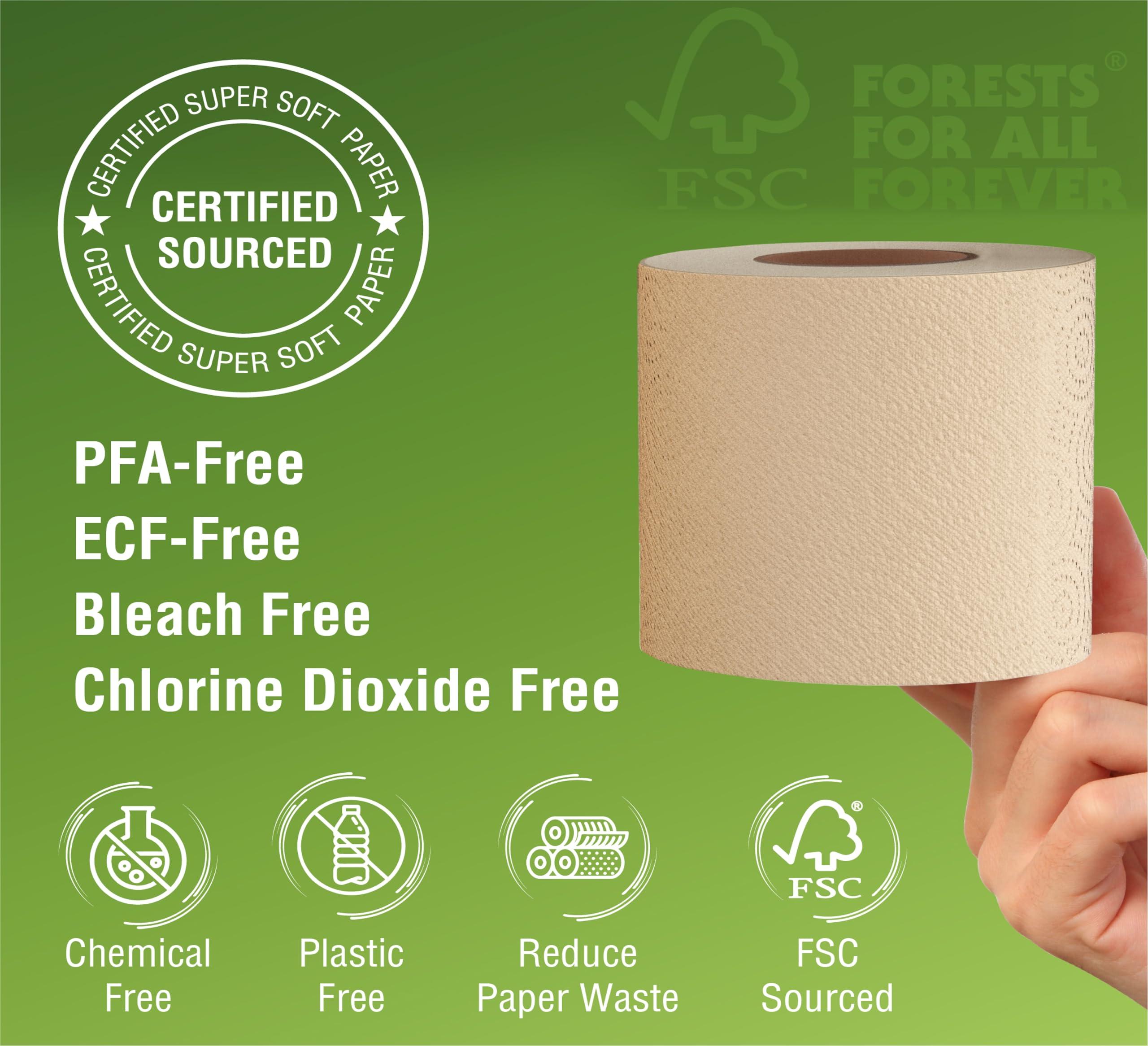 Bamboo Story Eco Toilet Paper | 12 Rolls | 3PLY | 100% Unbleached Bamboo | No Bleach, No PFAS | Vegan & Plastic Free | Plant-Based Tissue | Gentle & Strong | Sustainable Packaging - Image 8