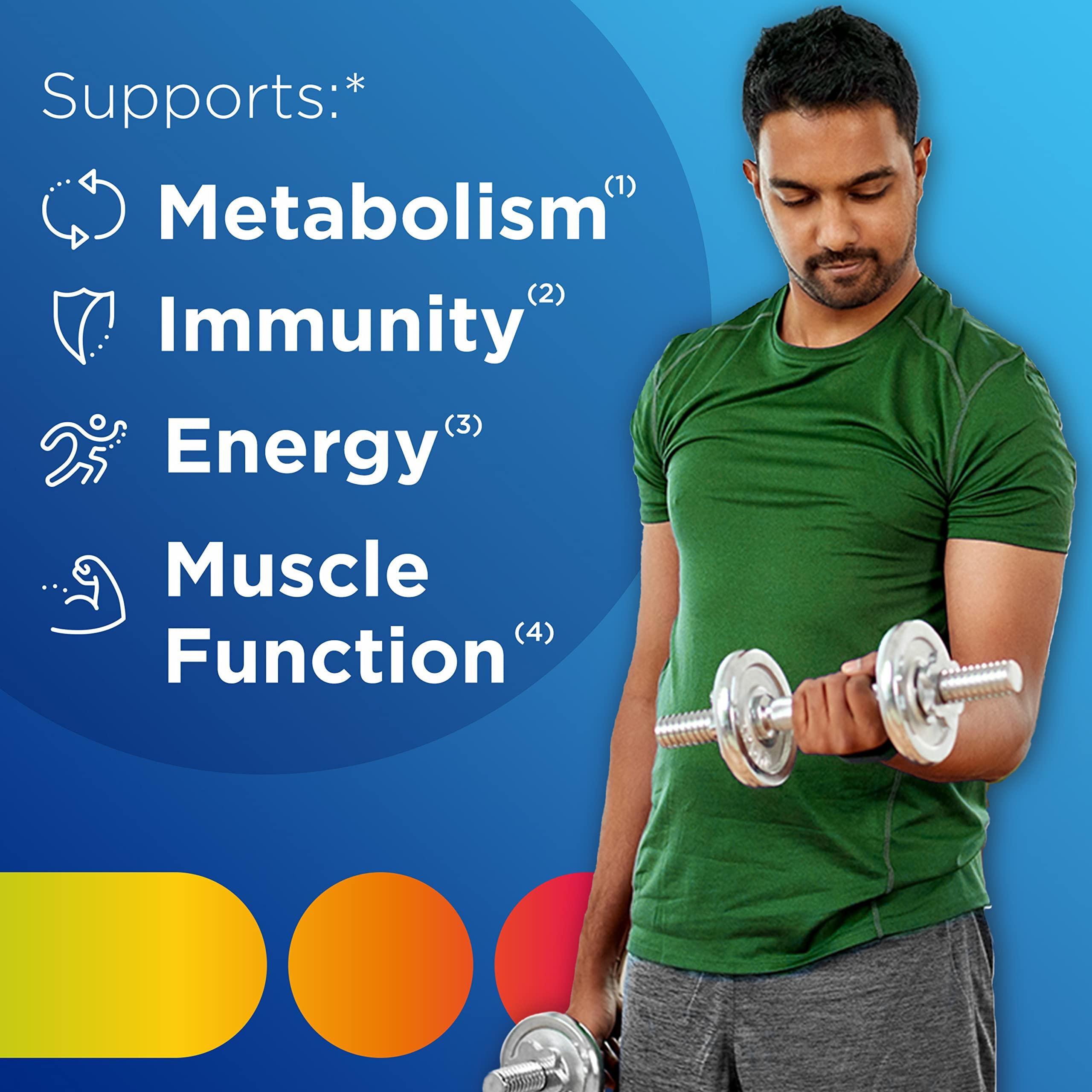 Centrum Multivitamin for Men, Multivitamin/Multimineral Supplement with Vitamin D3, B Vitamins and Antioxidants, Gluten Free, Non-GMO Ingredients - 200 Count - Image 4