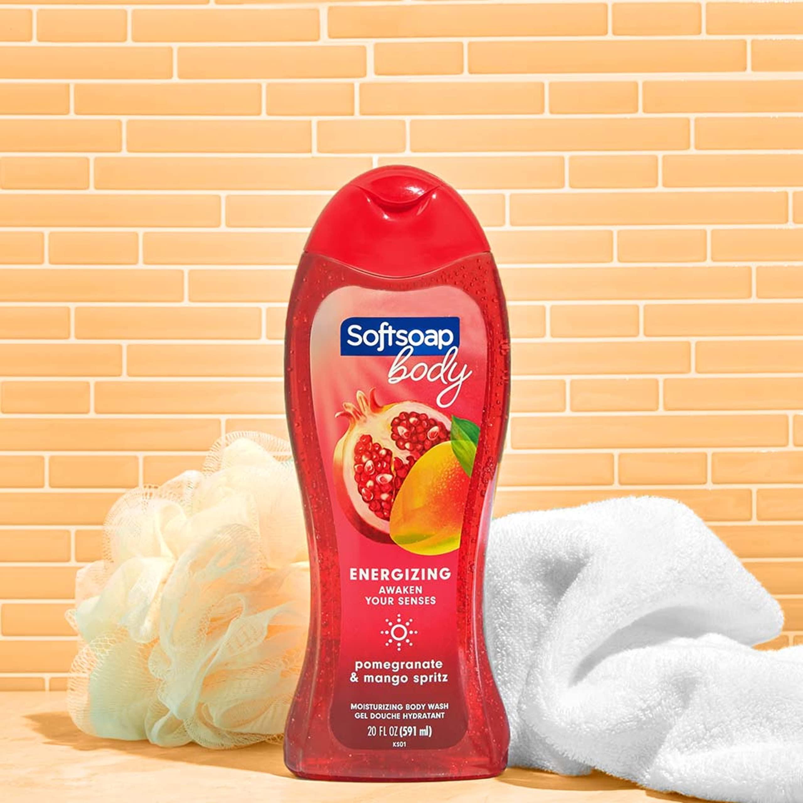 Softsoap Body Wash, Pomegranate & Mango Spritz Body Wash, 20 Fl Oz (Pack of 4) - Image 13