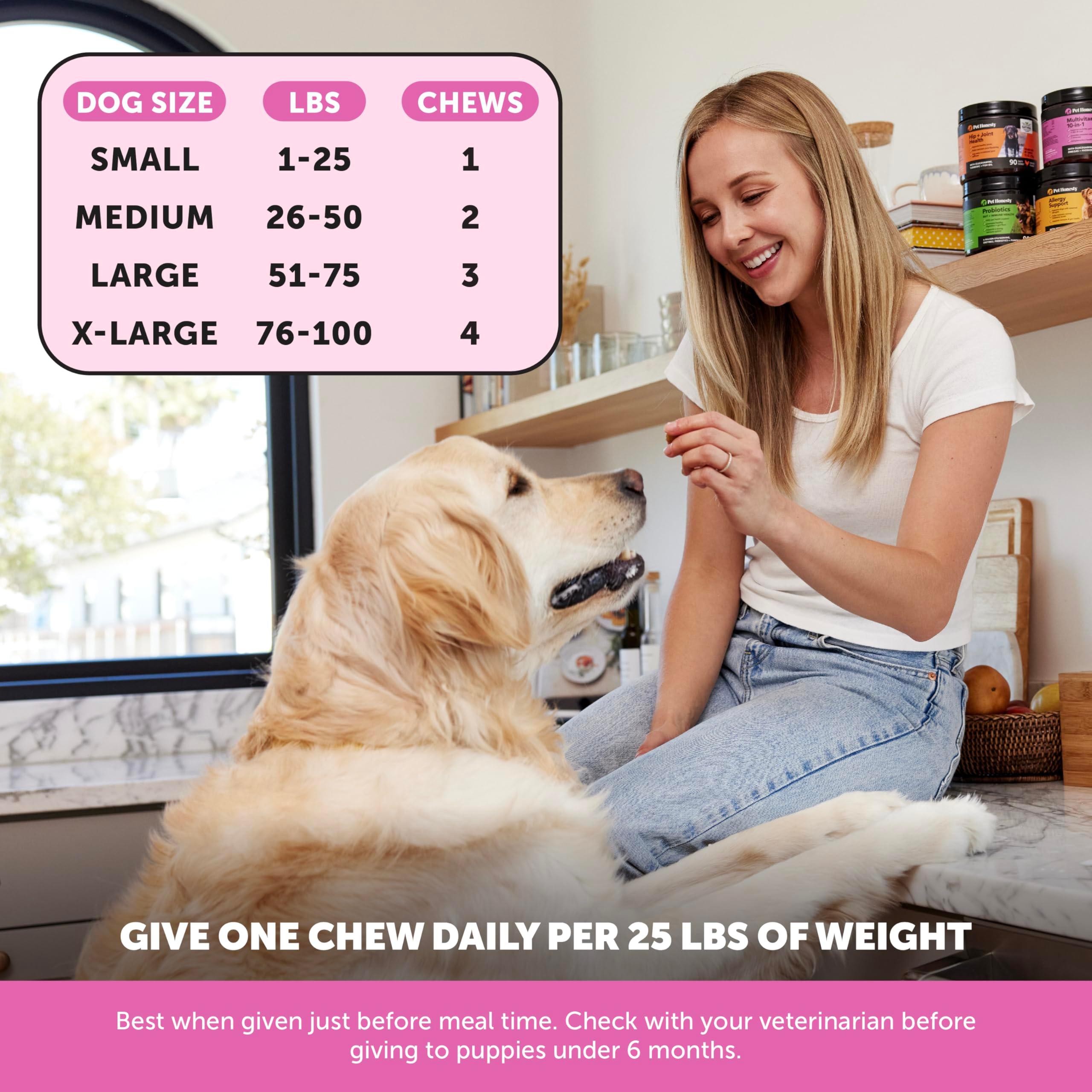Multivitamin Dog Supplement, Glucosamine Chondroitin for Dogs, Probiotics, Omega Fish Oil, Dog Supplements & Vitamins, Vitamins for Skin and Coat Allergies (Chicken 90 ct) - Image 5