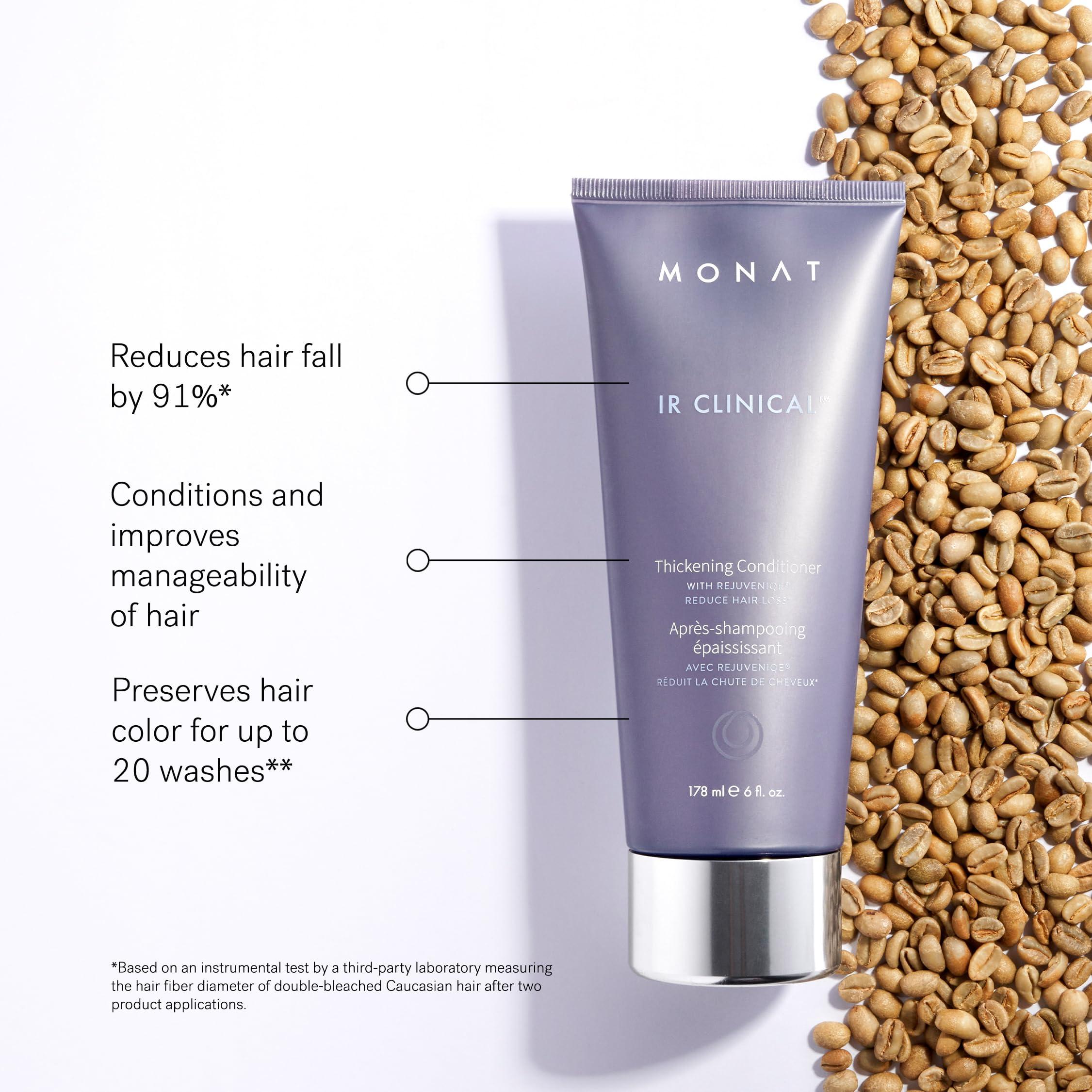 MONAT IR Clinical System – Complete Hair Care Restoration Kit with Thickening Shampoo, Conditioner & Thinning Defense Serum – Strengthens, Protects, & Revives Hair for Thicker, Fuller-Looking Results - Image 4