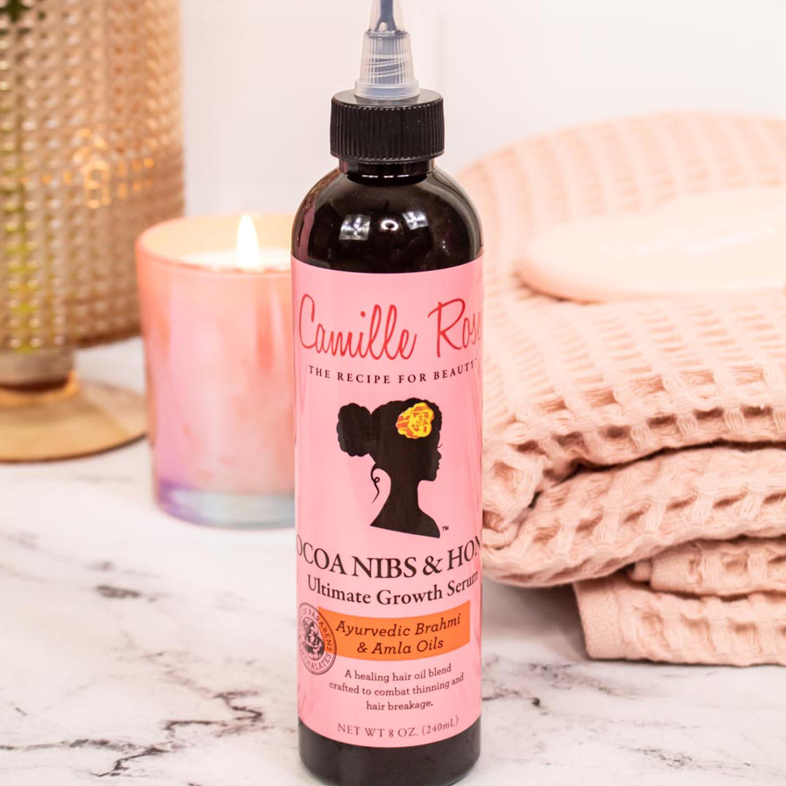 Camille Rose Cocoa Nibs & Honey Hair Growth Serum, with Amla Oil to Naturally Thicken Strengthen and Condition, for All Hair Types, 8 oz - Image 5