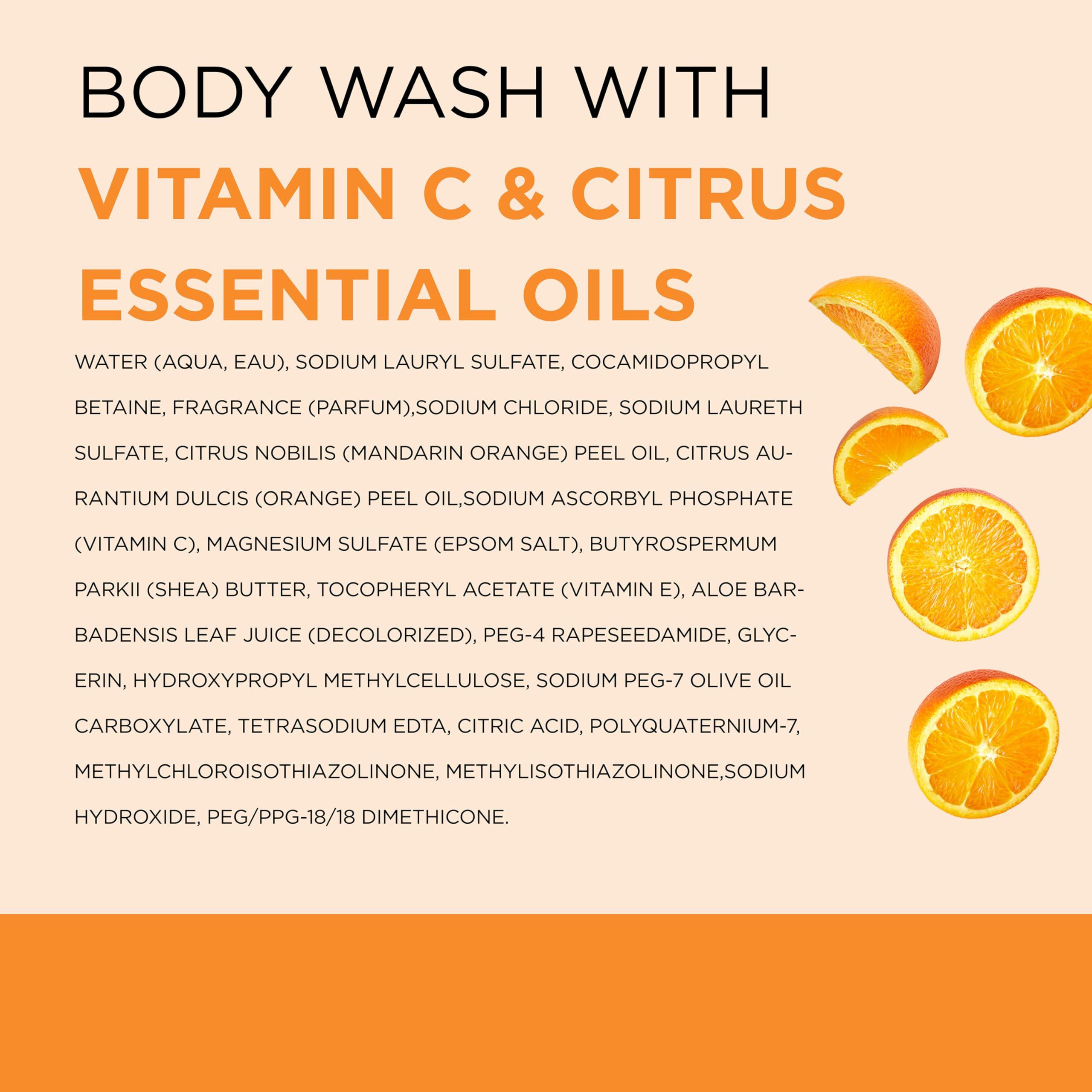Dr Teal's Body Wash with Pure Epsom Salt, Glow & Radiance with Vitamin C & Citrus Essential Oils, 24oz (Pack of 2) - Image 9