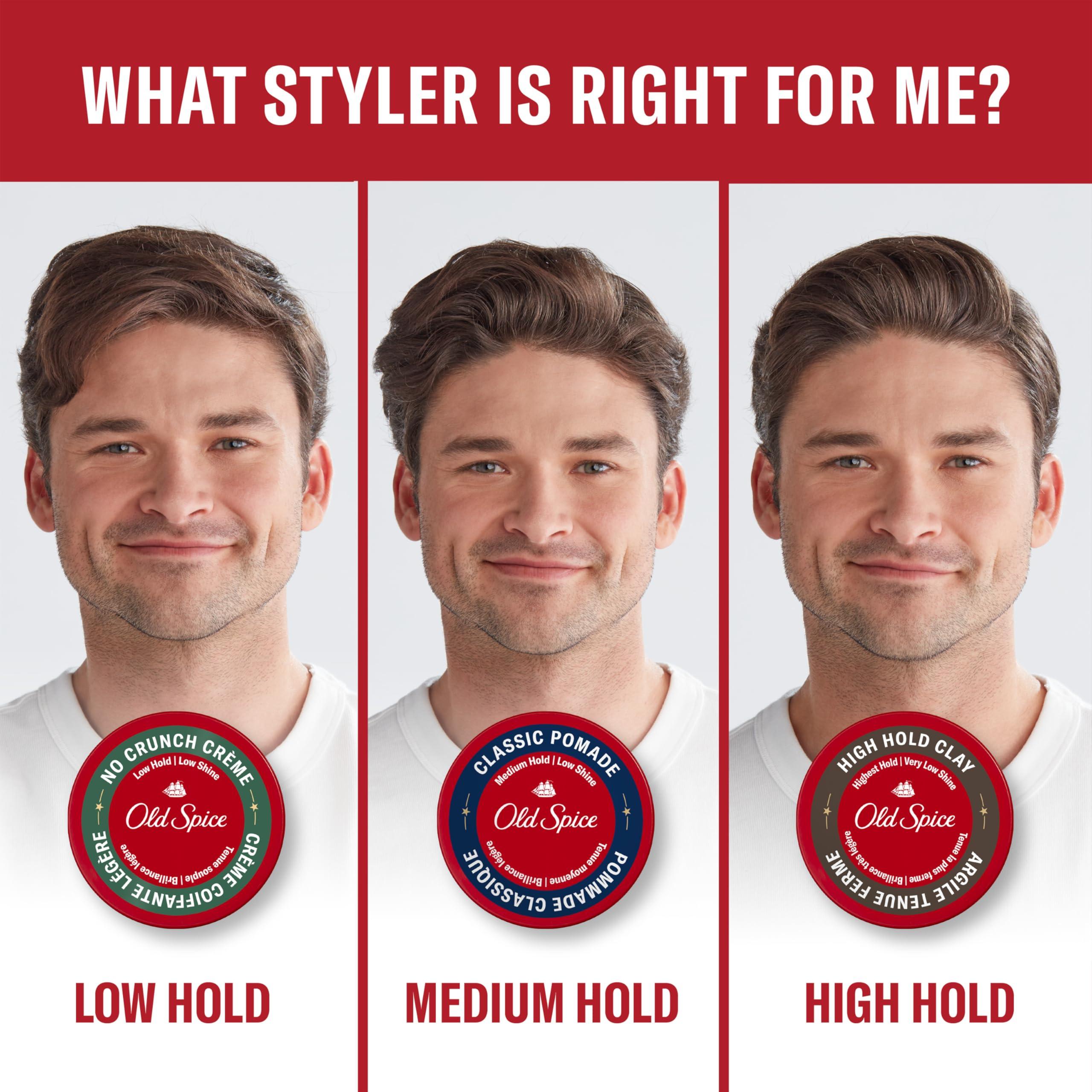 Old Spice Stay-In-Place Hair Styling Putty for Men, High Hold, Very Low Shine, 2.22 Oz - Image 6