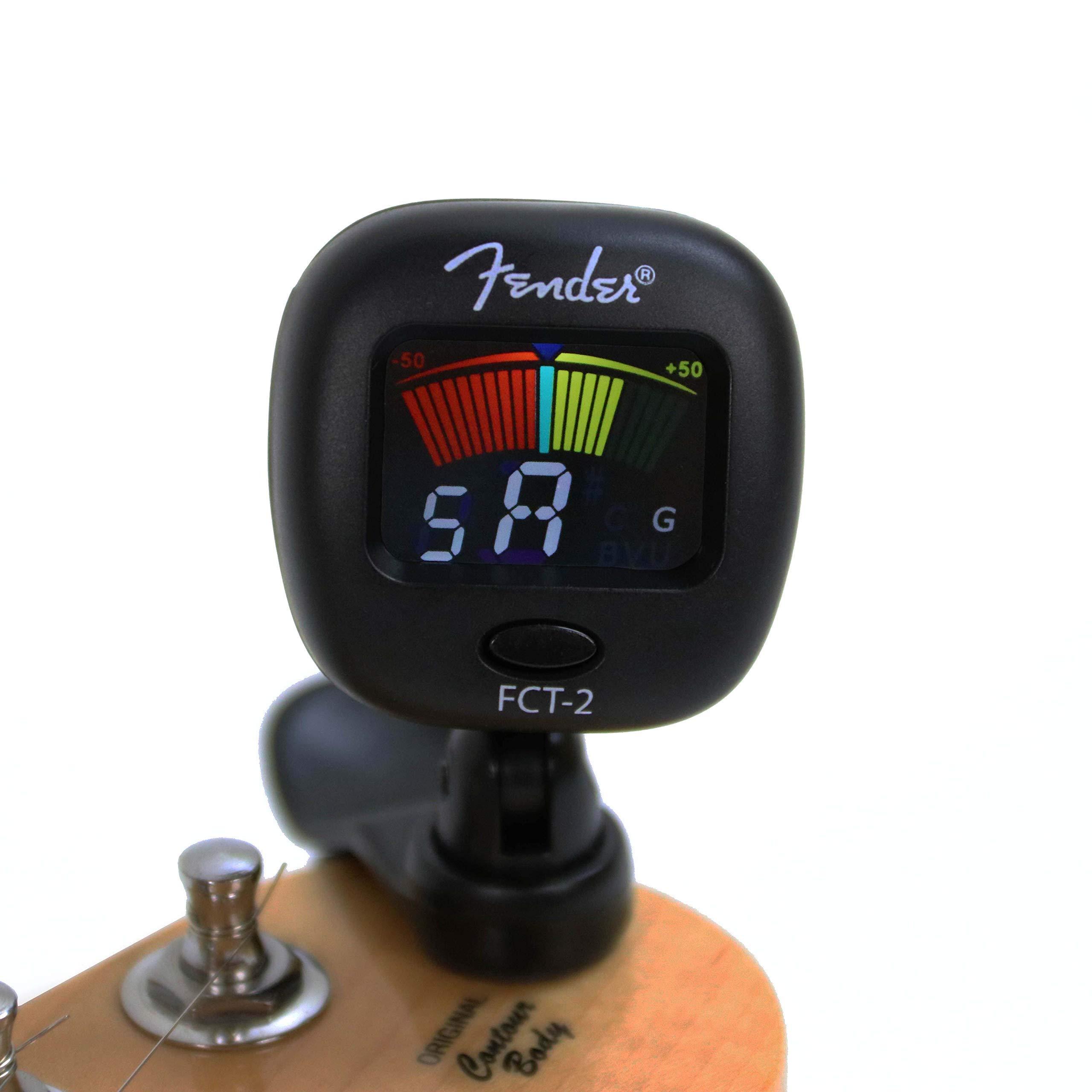 Fender FCT-2 Professional Clip-On Tuner - Image 7