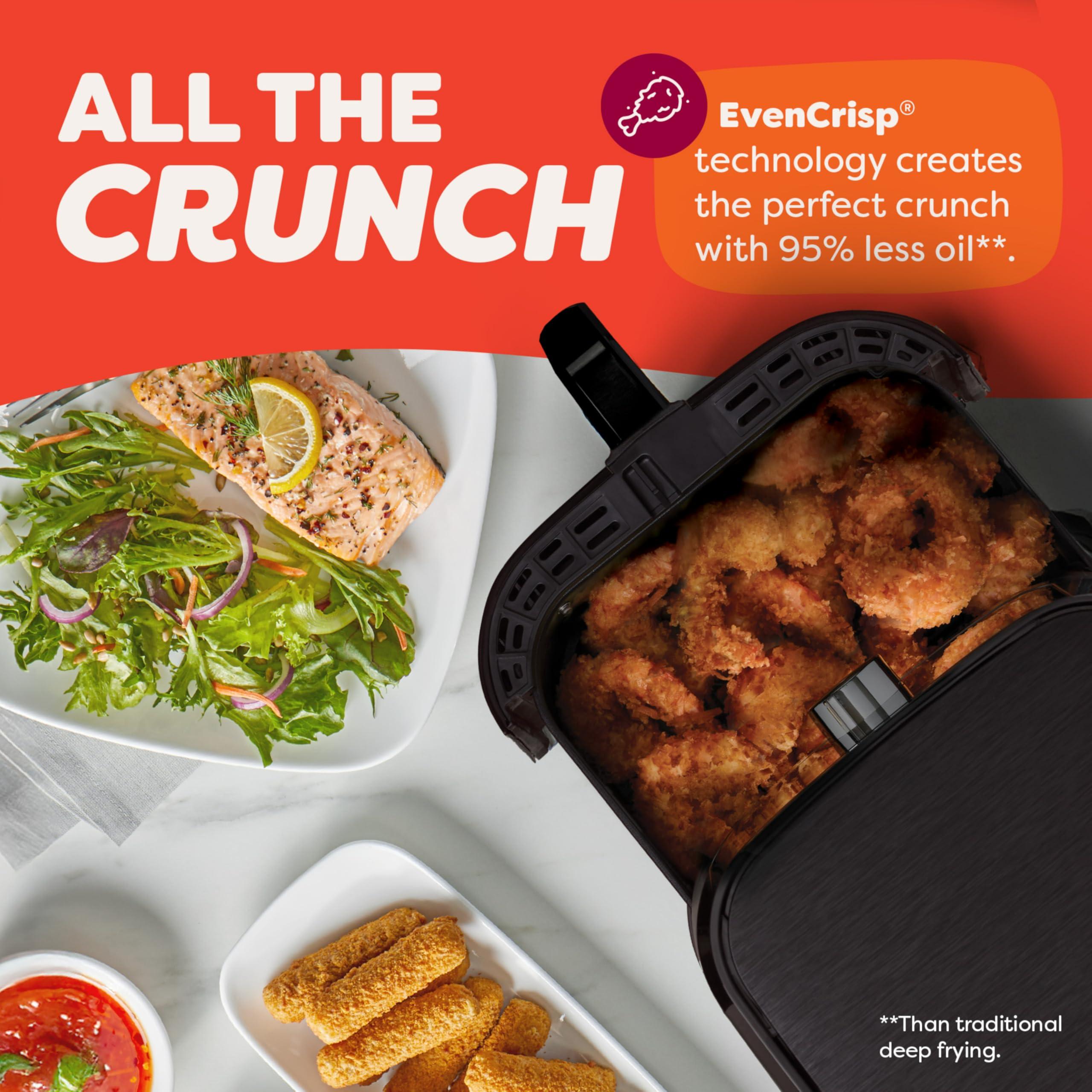 Instant Pot Vortex 6QT XL Air Fryer, 4-in-1 Functions that Crisps, Roasts, Reheats, Bakes for Quick Easy Meals, 100+ In-App Recipes, is Dishwasher-Safe, from the Makers of Instant Pot, Black - Image 8