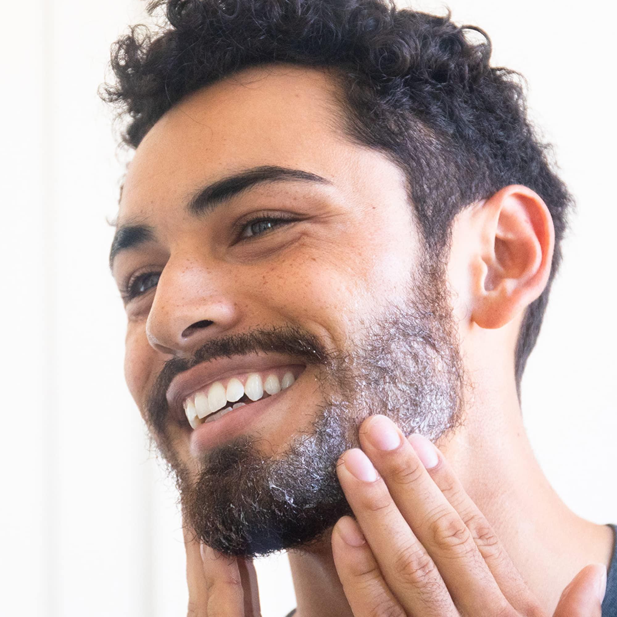Every Man Jack Mens Sandalwood Beard Set - 5 Full-Sized Grooming Essentials For a Complete Routine - Beard + Face Wash, Beard + Face Lotion, Hydrating Beard Oil, Beard Butter, and Beard Comb - Image 5