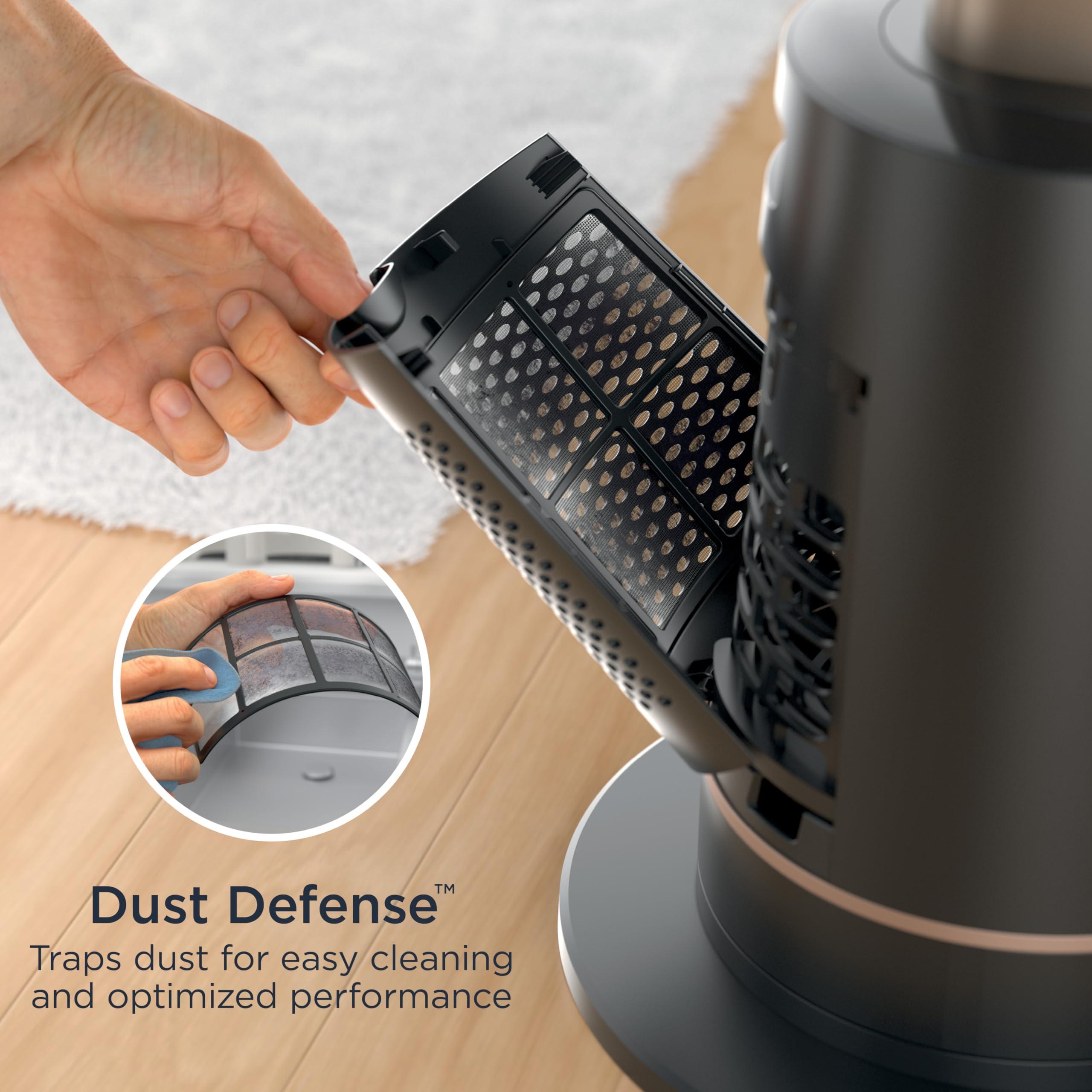 Shark TurboBlade Fan—Ultra-customizable bladeless tower fan, pivots, twists, oscillates 180°, circulates and propels air up to 80 ft., 10 noise levels + 10 speeds, easy to clean, charcoal, TF202S - Image 13
