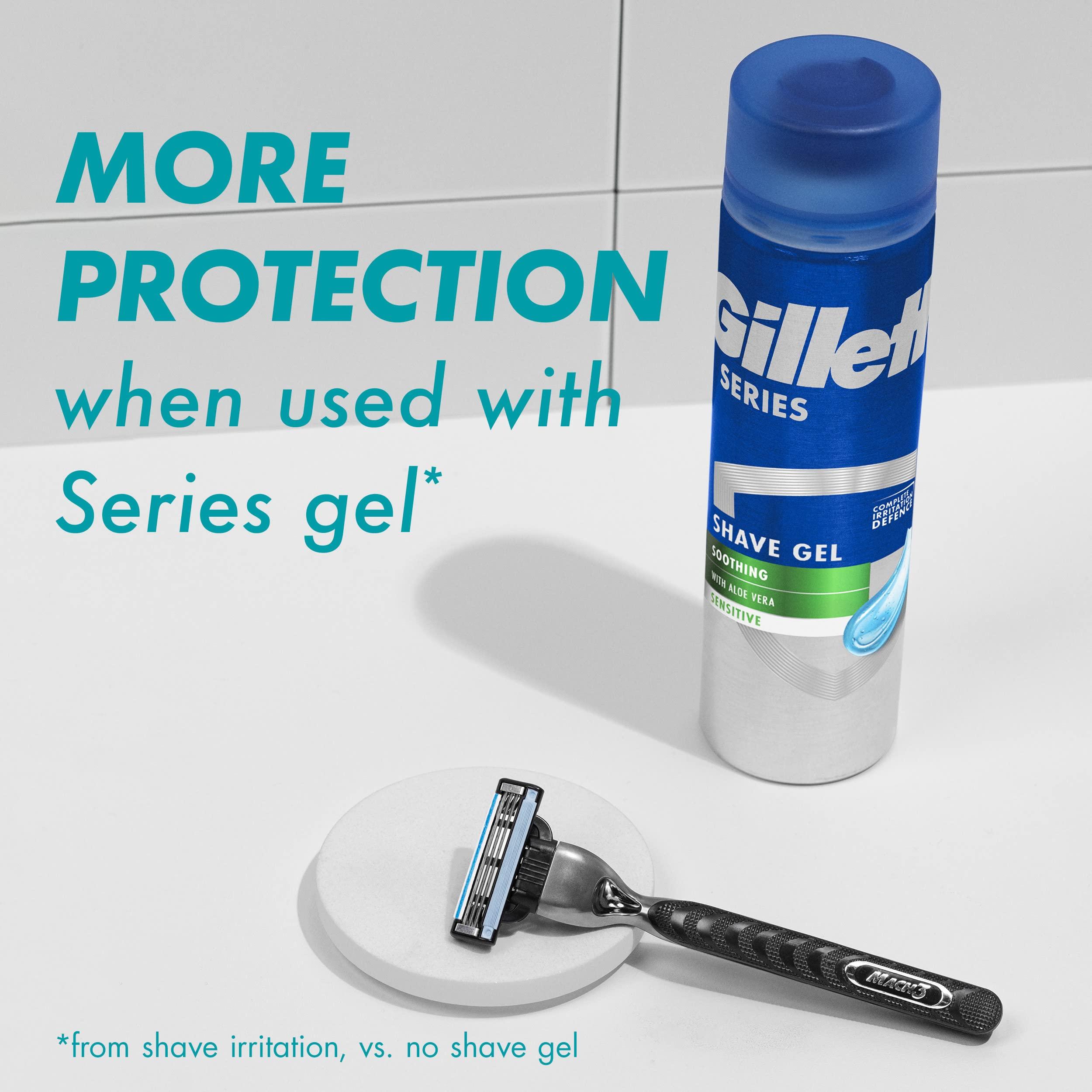 Gillette Mach3 Razor Refills for Men, 8 Razor Blade Refills - Image 7