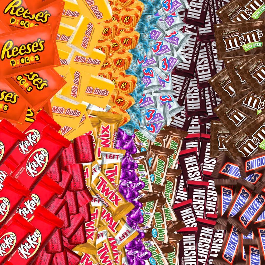 Bulk Chocolate Assortment Variety Pack - Chocolate Candy Variety Pack - 5 lb Bag of Mixed Bulk Chocolate, Milk Chocolate, Dark Chocolate, Bars and more! Bulk Candy Mix for Candy Bags - Candy - Chocolate (5 LBS) - Image 4