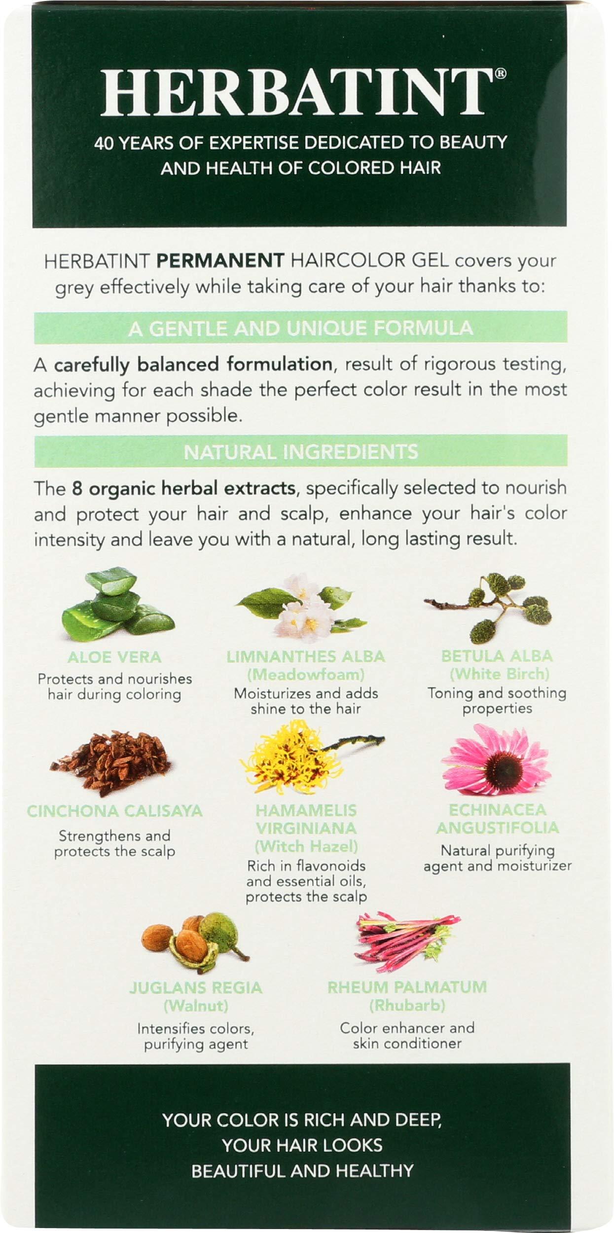 HERBATINT NATURAL HAIR COLOR Herbatint Permanent Light Copper Blonde (8R) 4 OZ - Image 2