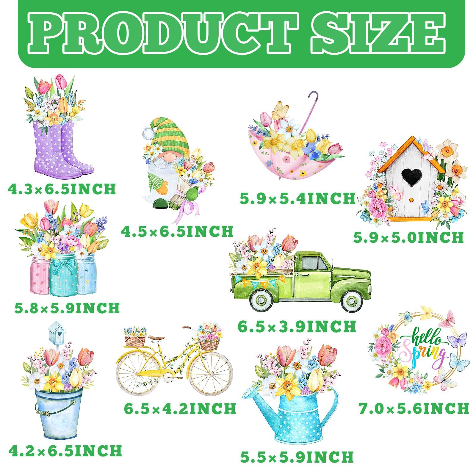 Spring Decorations Banner,Spring Party Decorations Includes Hello Spring Banner and Butterfly Spring Hanging Swirls, Spring Decorations for Office Home Classroom - Image 5