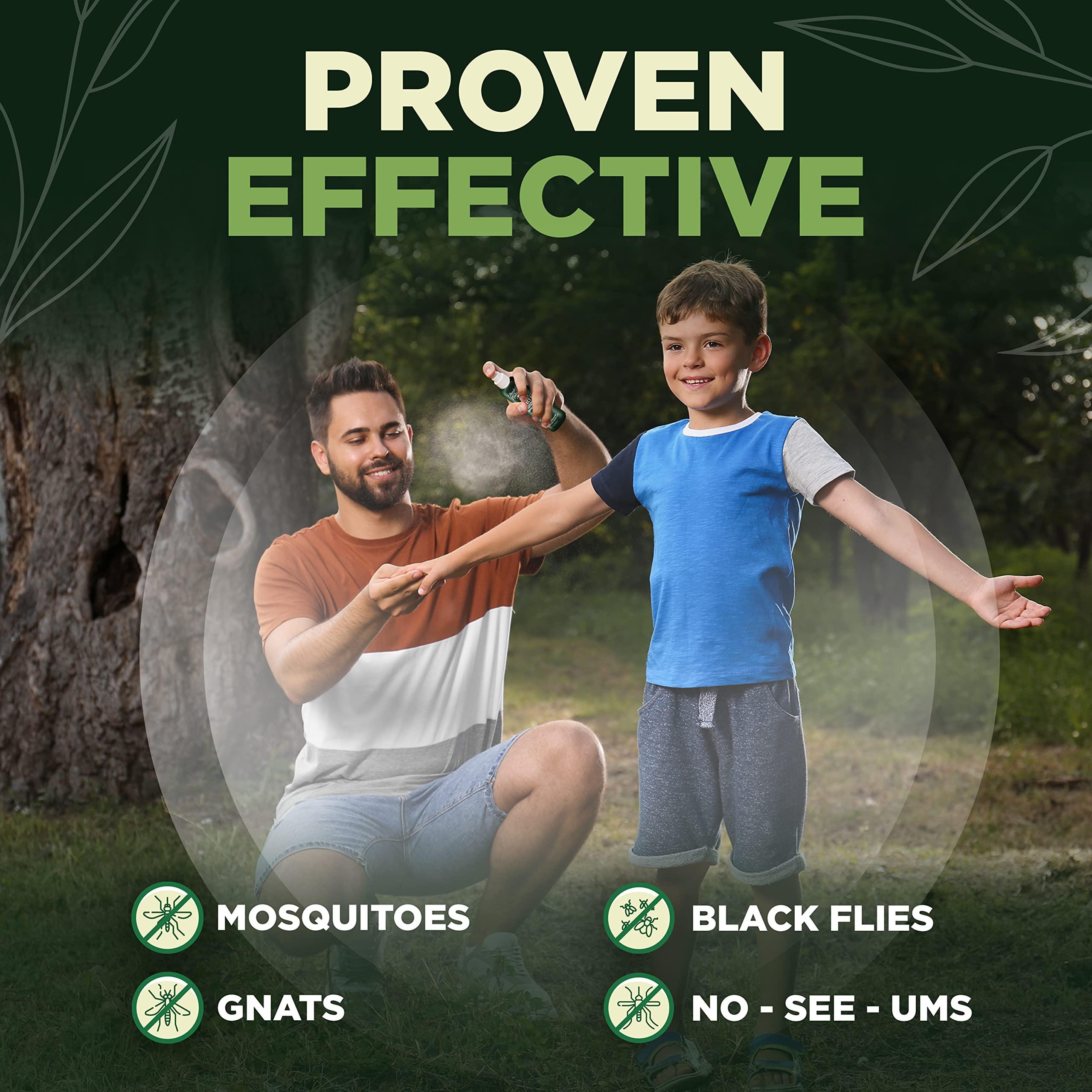 Deet-Free Insect & Mosquito Repellent Pack of 2 (4 oz) – Nice Smelling Insect Repellent with Lemongrass Oil Safe for Pets and Kids – Bug Spray Against Mosquitoes, Gnats, Black Flies, and No-See-ums - Image 6