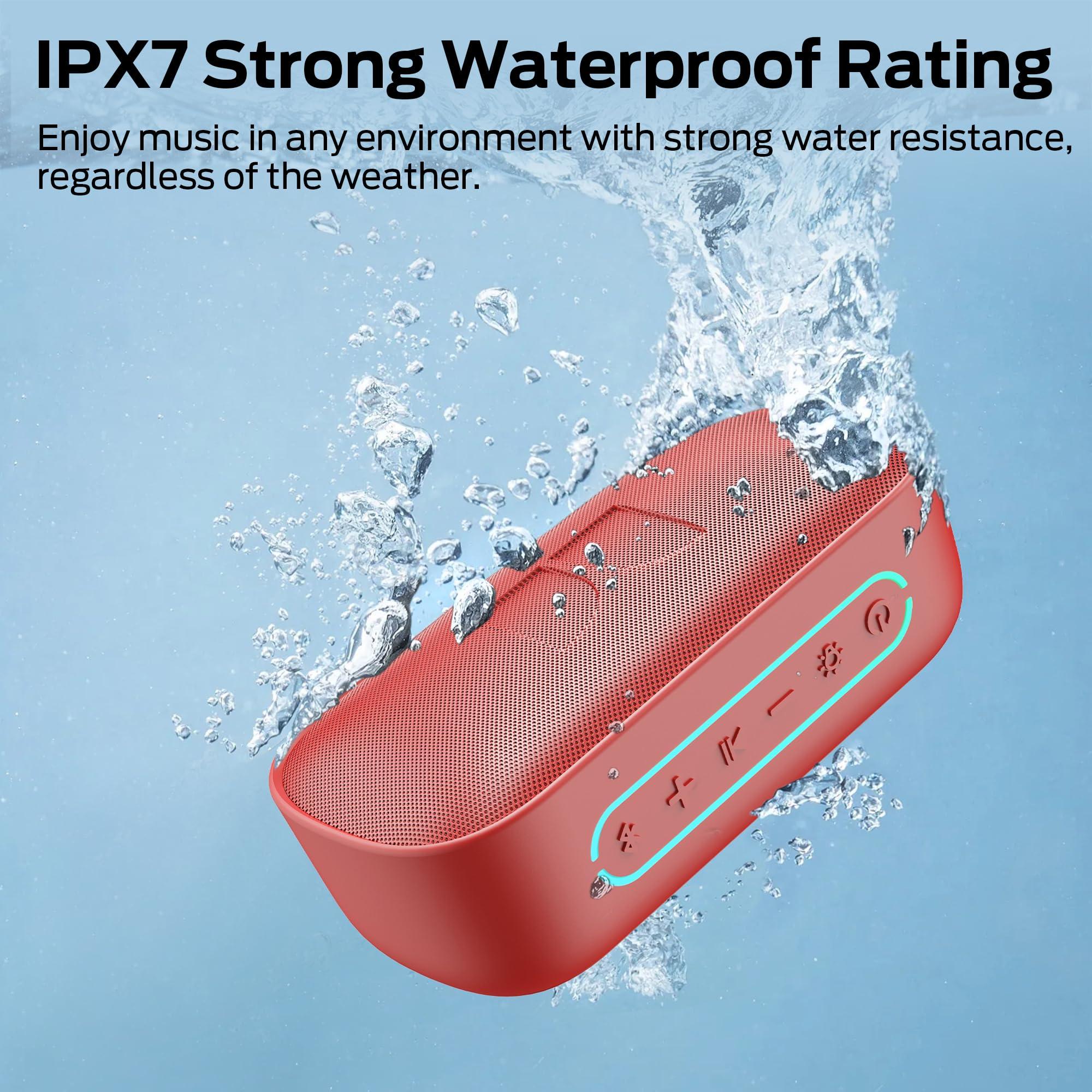 Monster S150 Speaker, Strong Bluetooth 5.4, IPX7 Waterproof Wireless Speaker, Support Sulti-Channel Connection, HD Hands-Free Calling, Compact Design Bluetooth Speakers - Image 5
