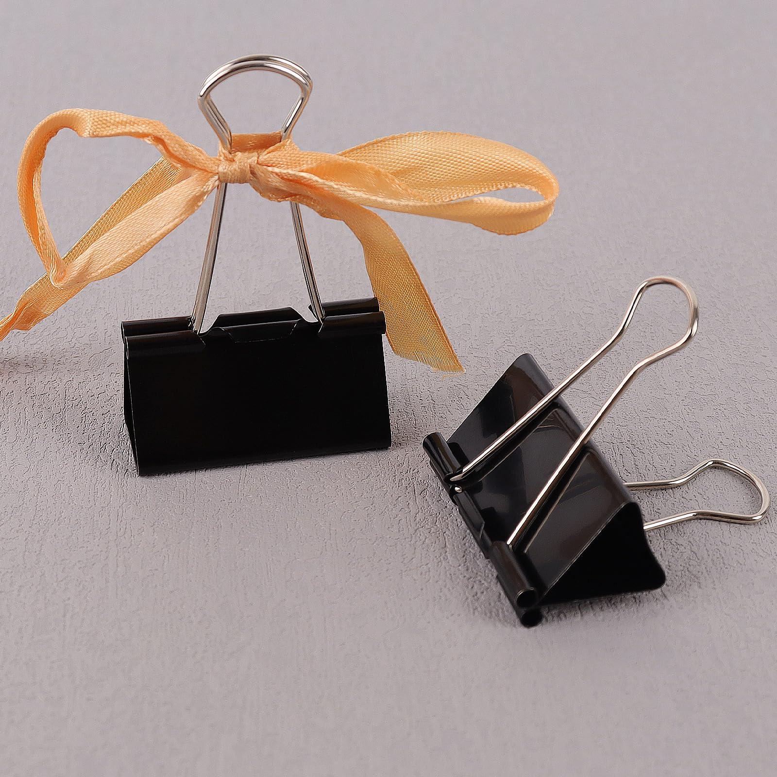 KTOJOY Extra Large Binder Clips (36 Pack) 2 Inch, Big Paper Clamps for Office Supplies, Black - Image 7