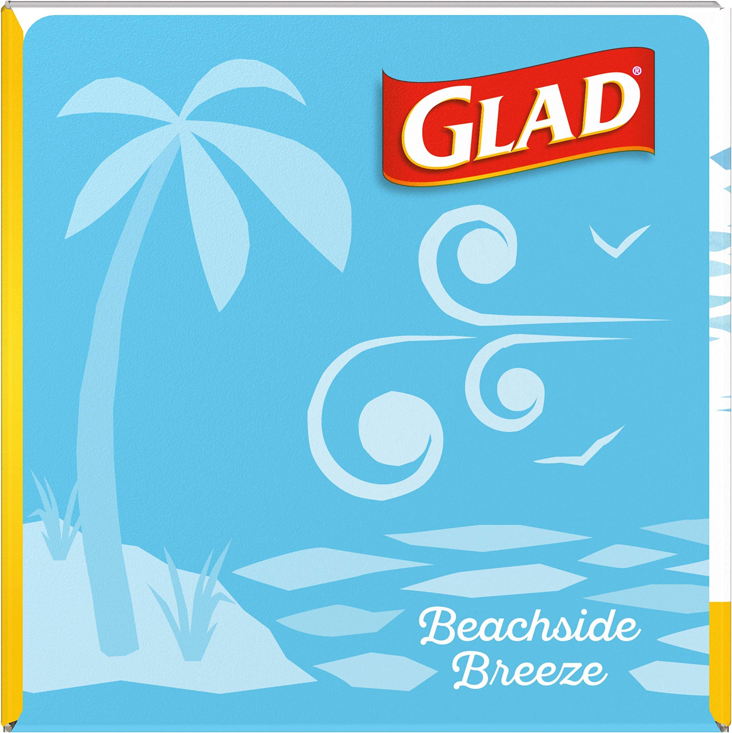 Glad Odorshield Small Drawstring Trash Bags, 4 Gal, Febreze Beachside Breeze, 80 Ct, Pack May Vary - Image 19