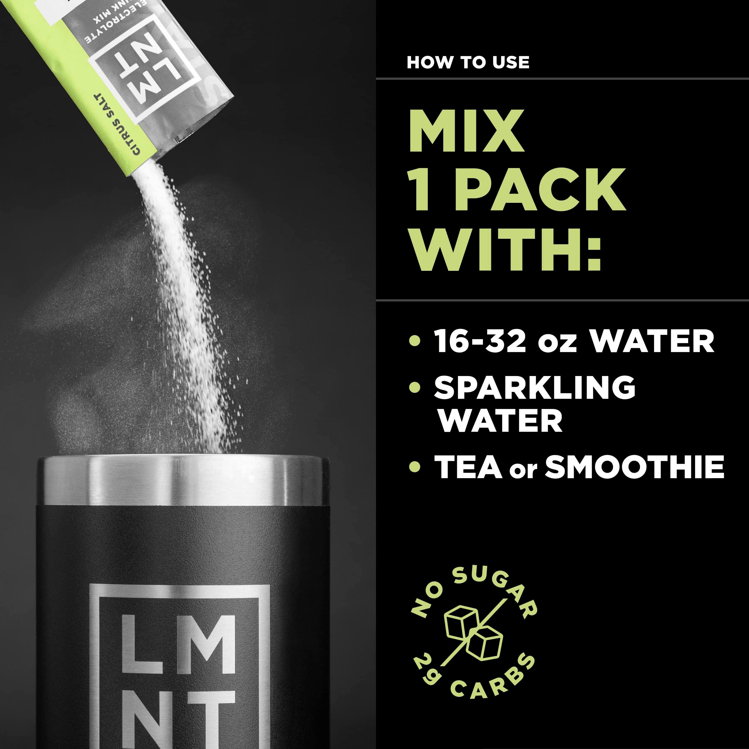 LMNT Zero Sugar Electrolytes - Citrus Salt | Drink Mix | 30-Count - Image 5