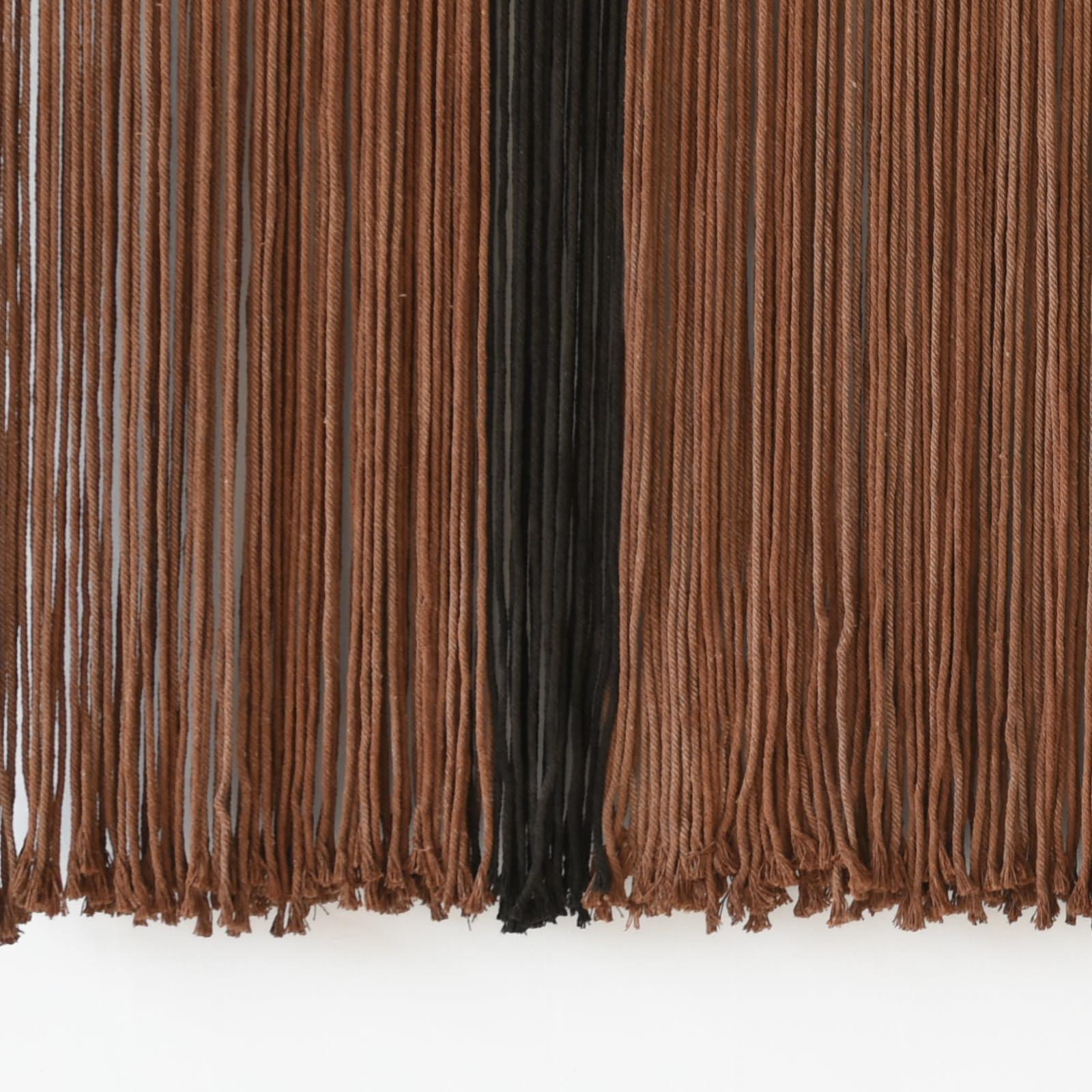 Macrame Wall Hanging Large Dip Dye Tapestry Fiber Wall Art Boho Bedroom Décor 57''W*35''L - Image 7