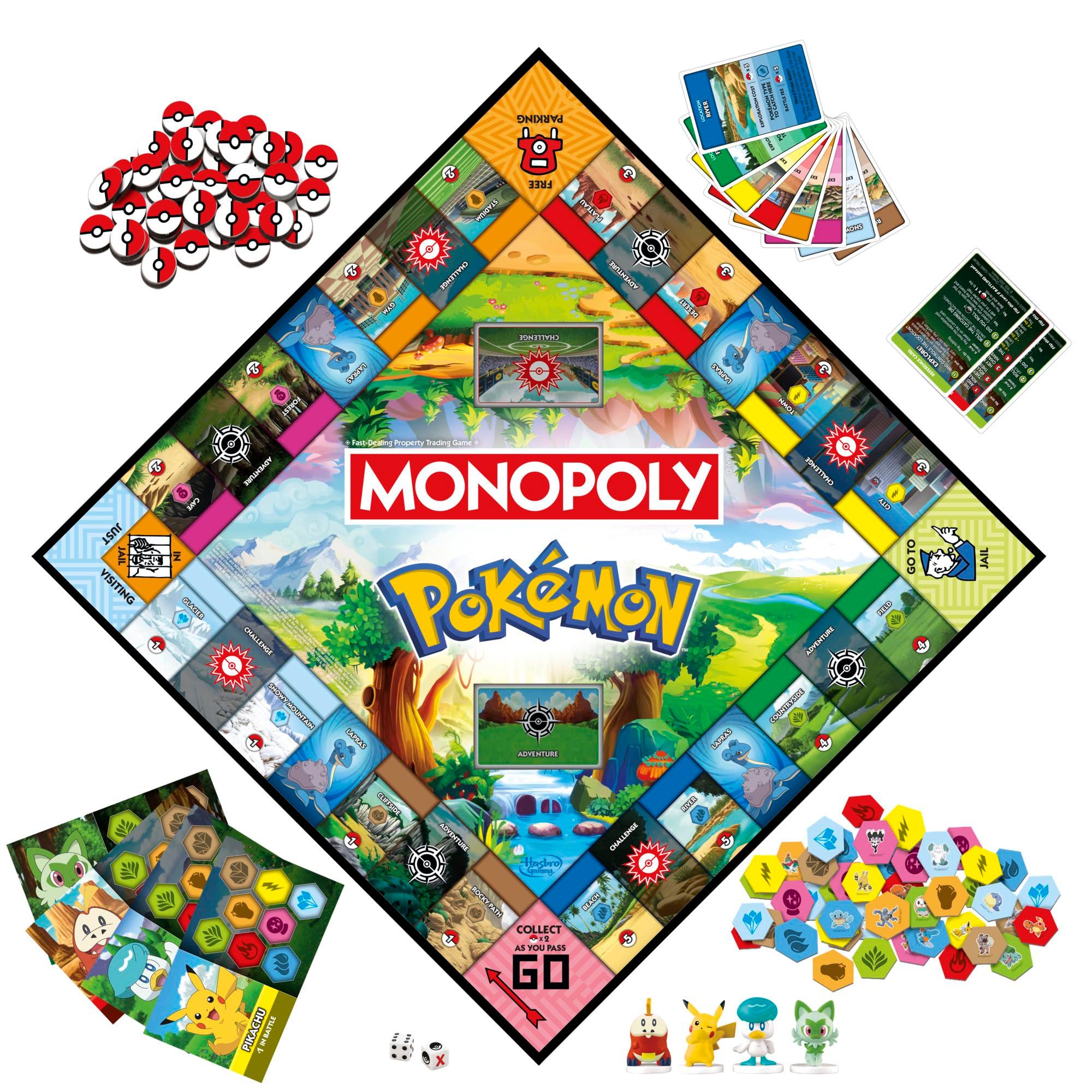 Monopoly Pokémon Edition Board Game | Ages 8 and Up | 2 to 4 Players | Kids Games for Pokémon Fans | Fun Family Games| 45 Mins. Avg. - Image 14