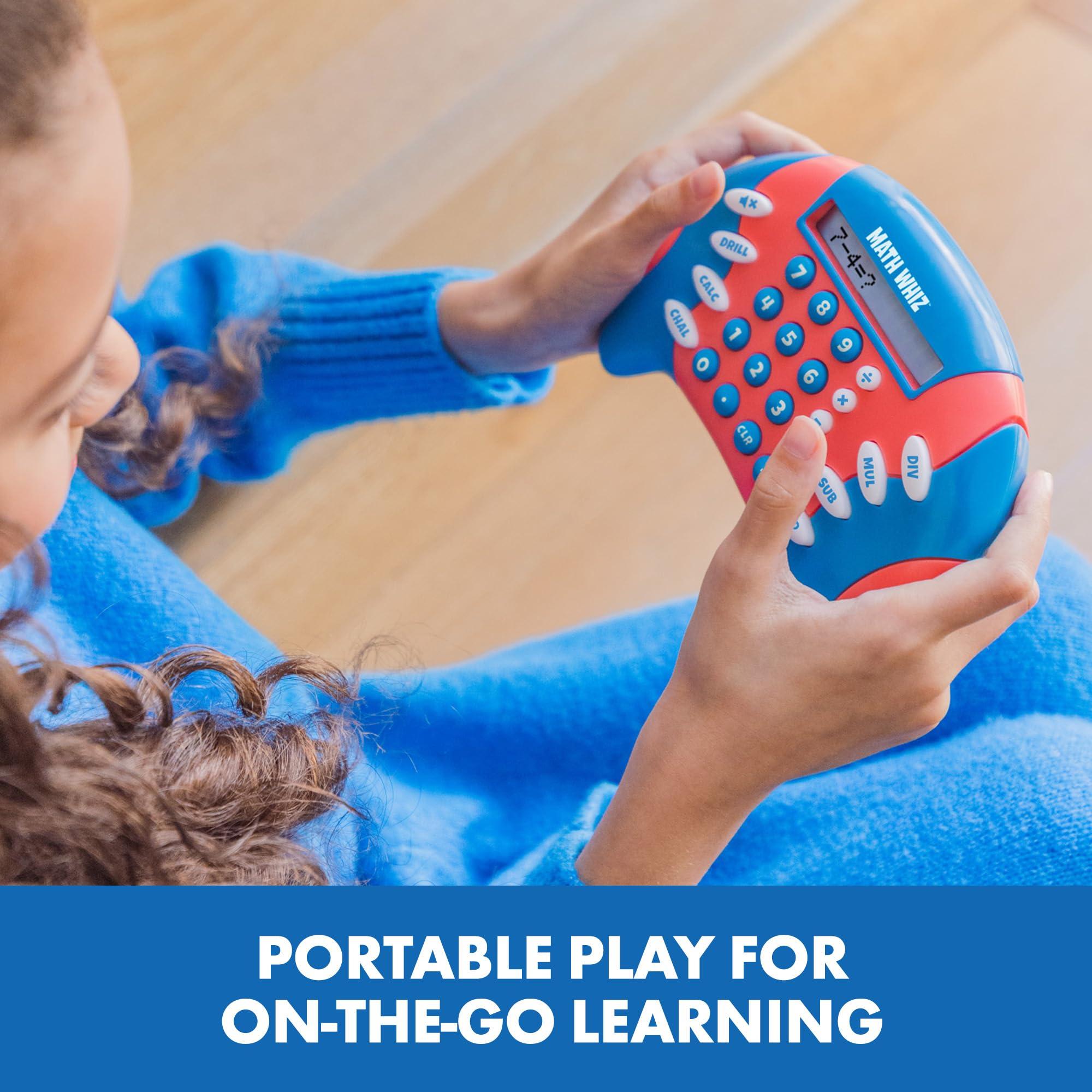 Educational Insights Math Whiz - Electronic Math Games, Addition, Subtraction, Division, and Multiplication Game, Handheld Games for Kids, Interactive STEM Learning Tools for Ages 6+ - Image 6
