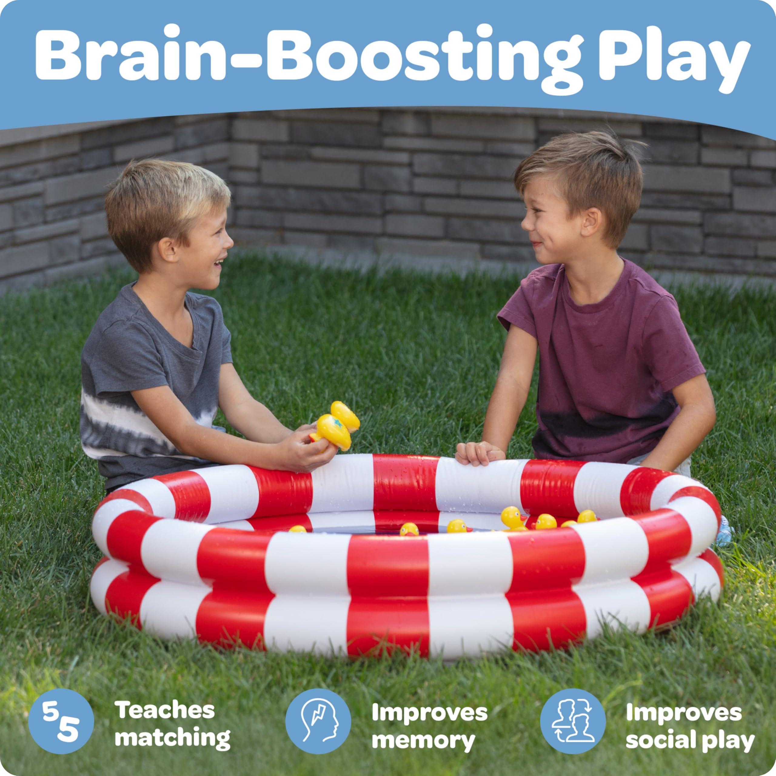 Duck Pond Matching Carnival Game, Outdoor Games for Kids Birthday Party Field Day Fun Activities for Kids 4-8, 3-5 - Outdoor Water Toys and Games for Backyard, Memory Game, Easter Gift Summer Toy - Image 7