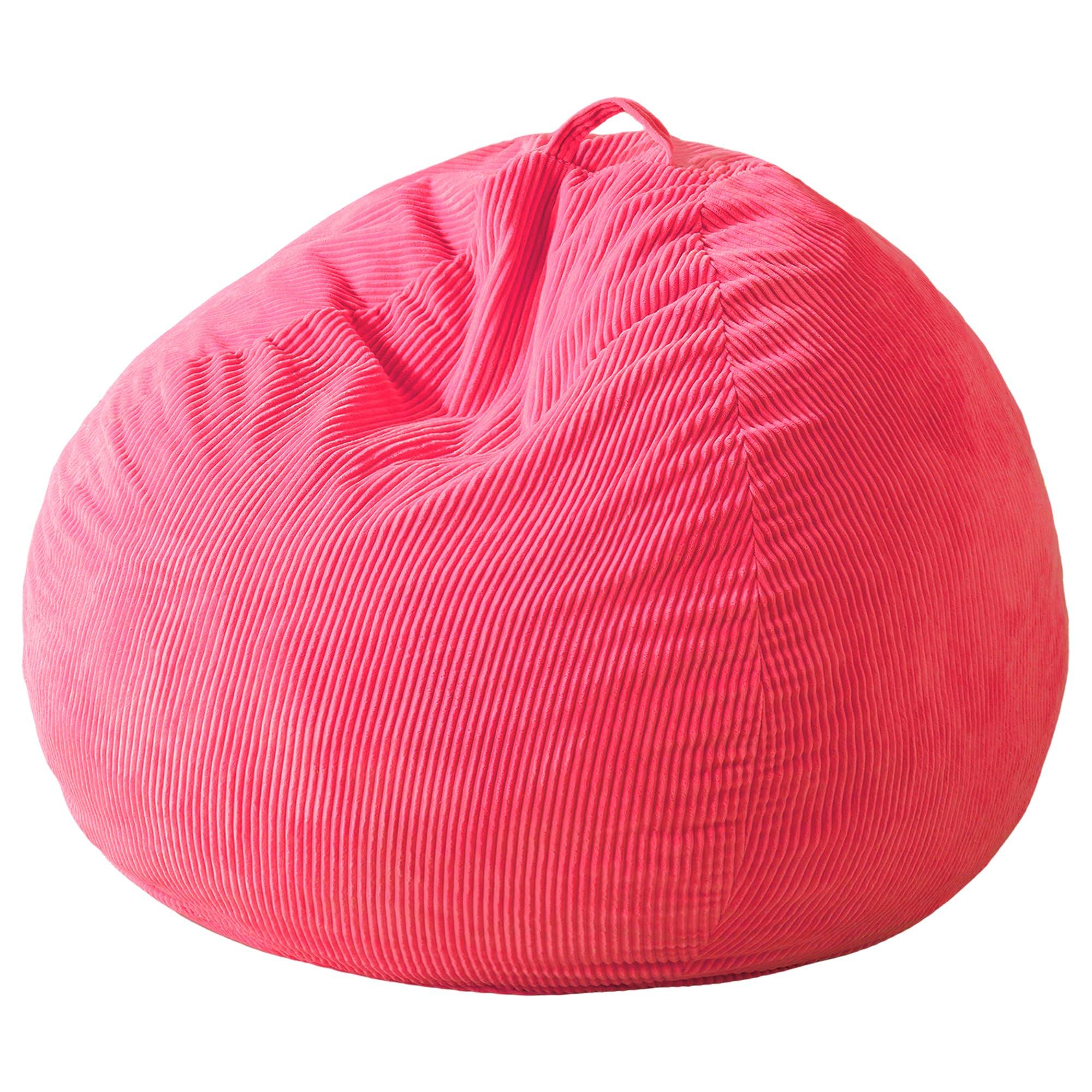Homguava 3.5FT Bean Bag Chair: Teardrop Bean Bags with Memory Foam Filled, Compact Beanbag Chairs Soft Sofa with Corduroy Cover (Pink) - Image 9