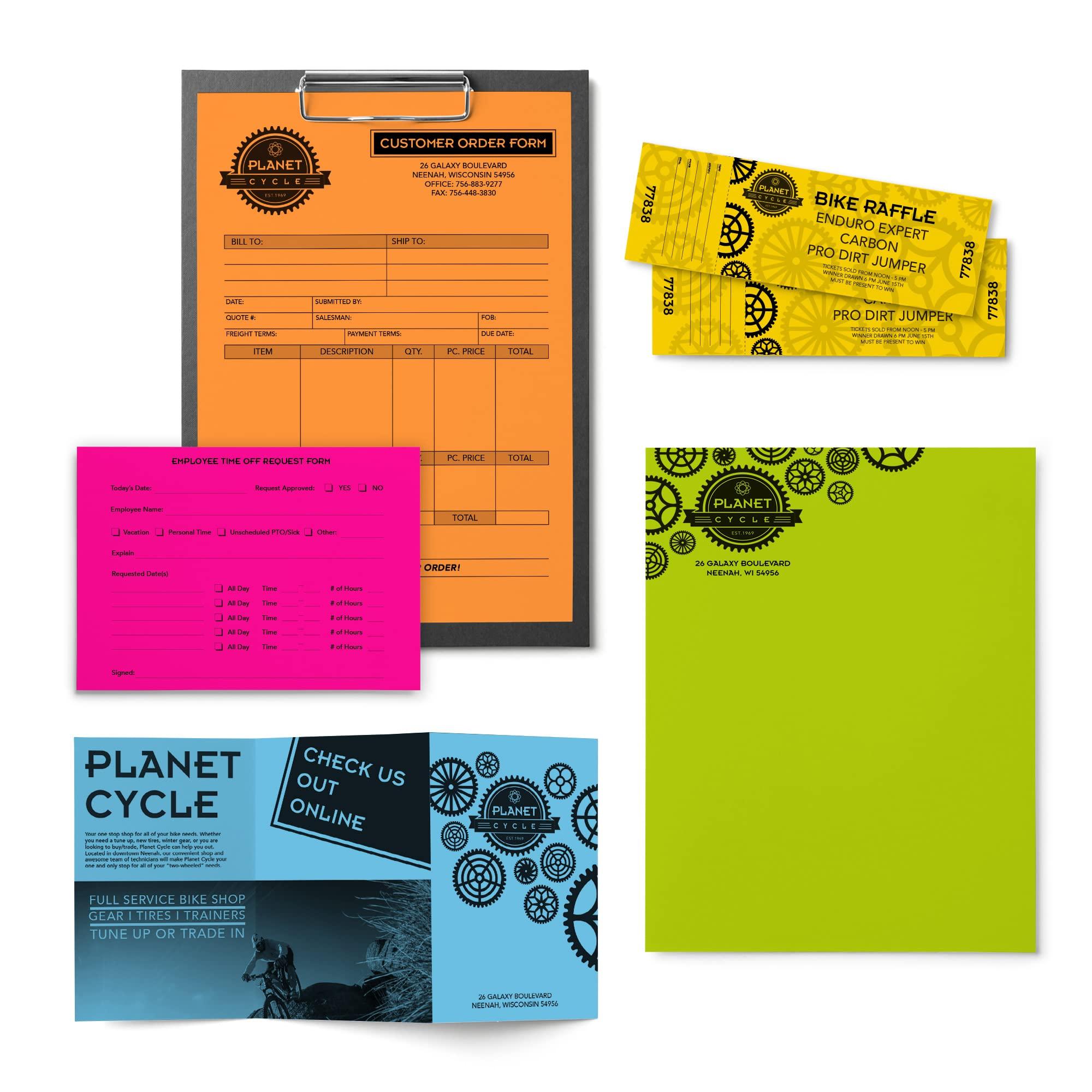 Neenah Astrobrights® Bright Color Paper, Letter Size Paper, 24 lb, Assorted Colors, 500 Sheets - Image 5