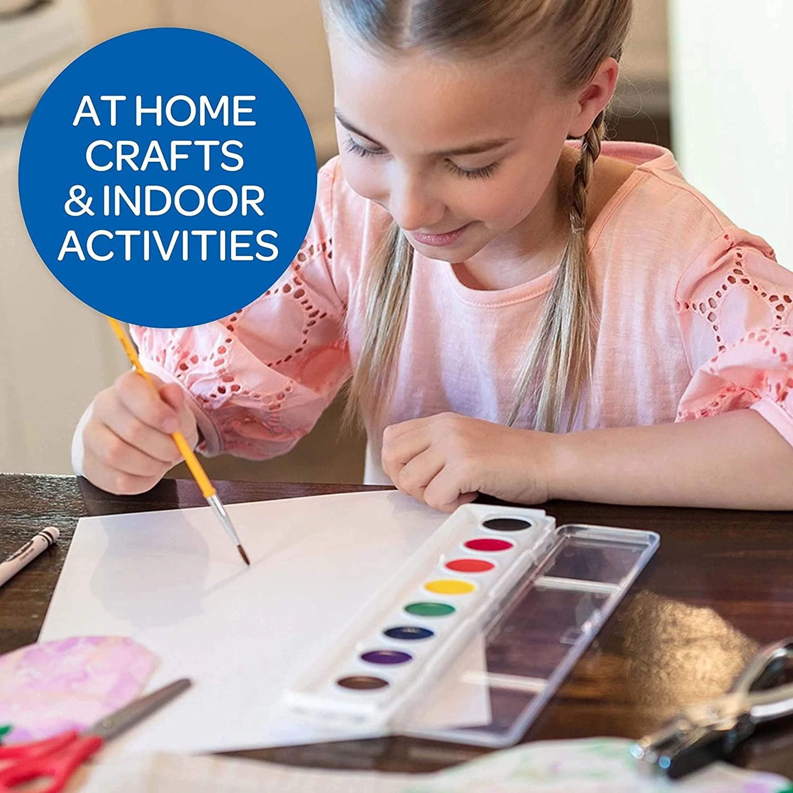 Crayola Washable Watercolor Paint Sets for Kids (12ct), Bulk Classroom Art Supplies for Preschool & Kindergarten, Classroom Learning Activities for Toddlers - Image 5