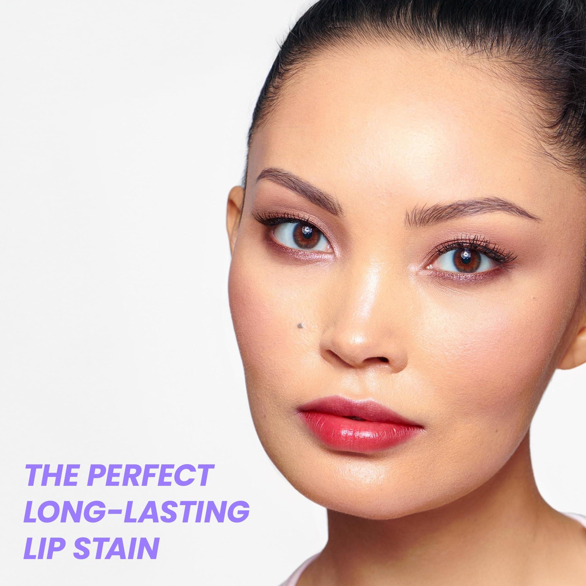 Wonderskin Wonder Blading Lip Stain Peel Off Masque - Long Lasting, Waterproof and Transfer Proof Pink Lip Tint, Matte Finish Peel Off Makeup (Romance Masque) - Image 6