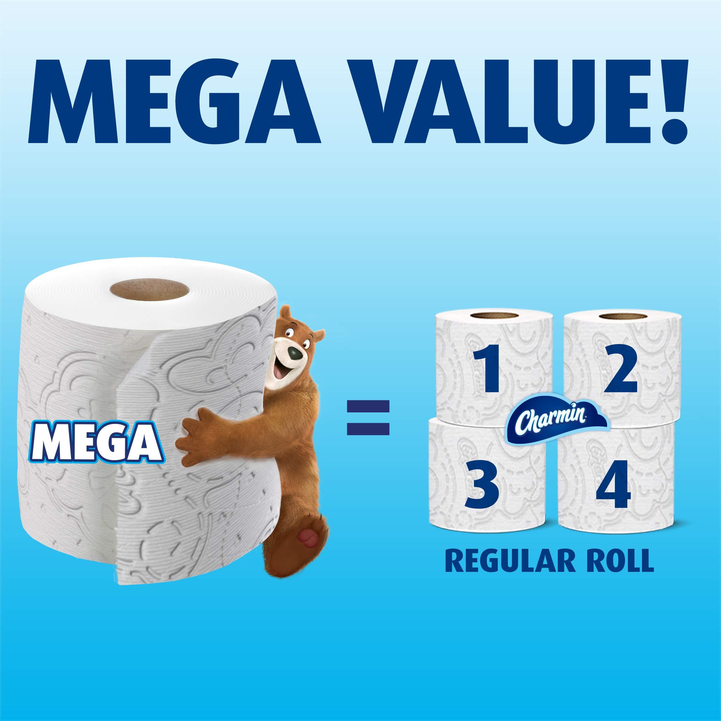 Charmin Ultra Soft Toilet Paper, 6 Mega Rolls = 24 Regular Rolls - Image 10