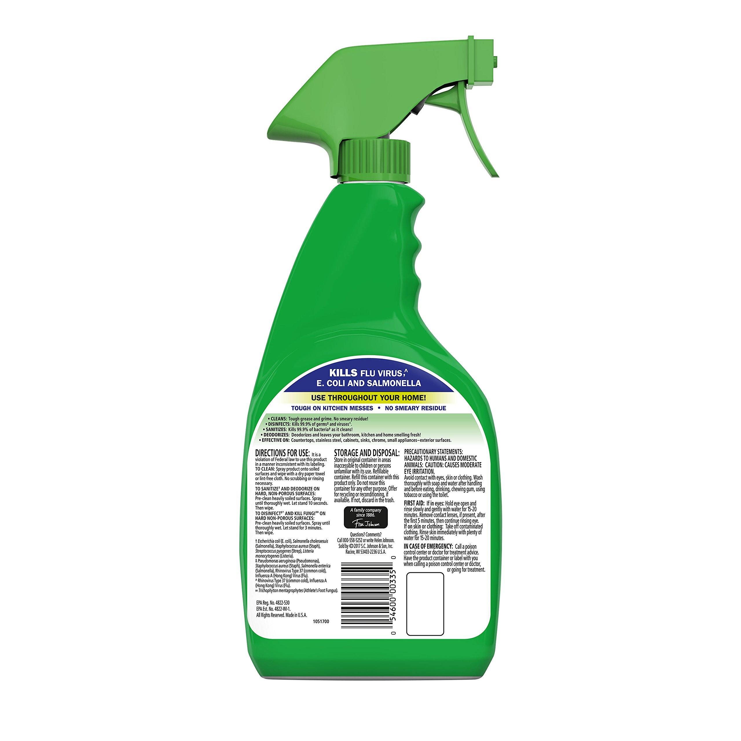 Fantastik All-Purpose Cleaner Trigger, Lemon Scent, 32 fl oz, Pack of 3 - Image 2