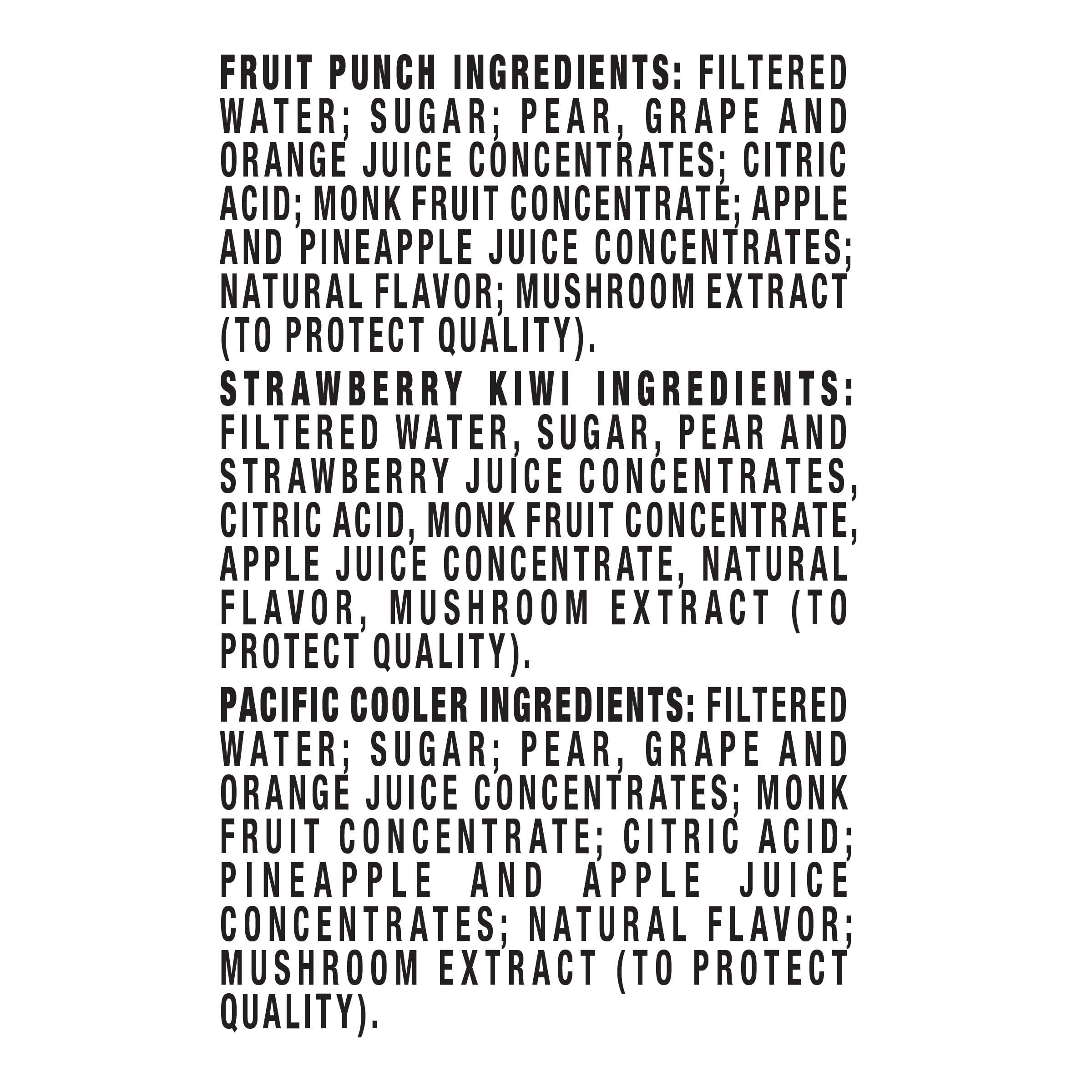 Capri Sun Fruit Punch, Strawberry Kiwi and Pacific Cooler Flavored Juice Drink Blend Variety Pack, 30 ct Box, 6 fl oz Pouches - Image 3