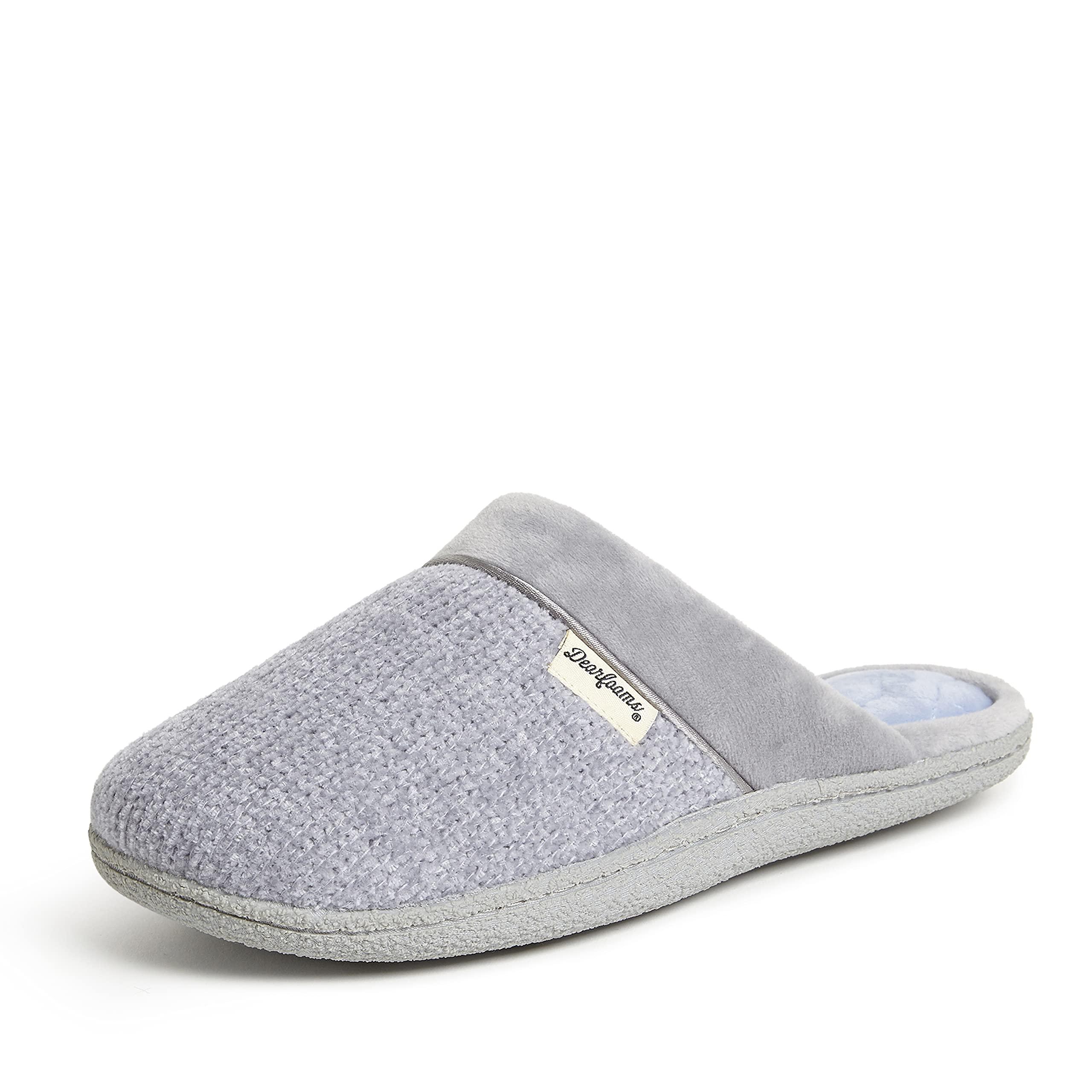 Dearfoams Women's Samantha Knit Closed Toe Scuff Slipper