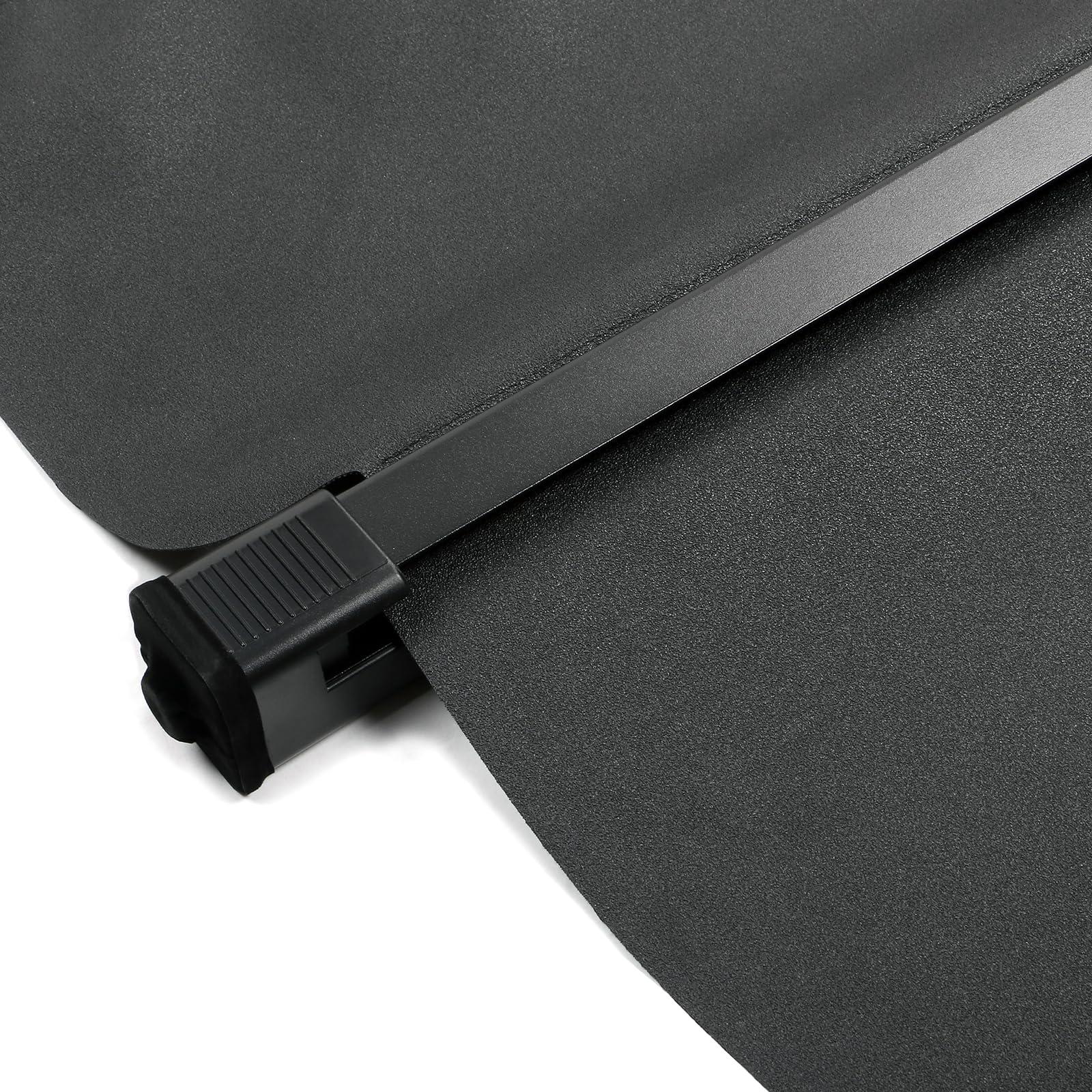IKON MOTORSPORTS, Cargo Cover Compatible with 2010-2015 Lexus RX350 RX450h All Models, PVC & Aluminum Rod Black Security Rear Trunk Cover Security Retractable Shield, 2011 2012 2013 2014 - Image 6