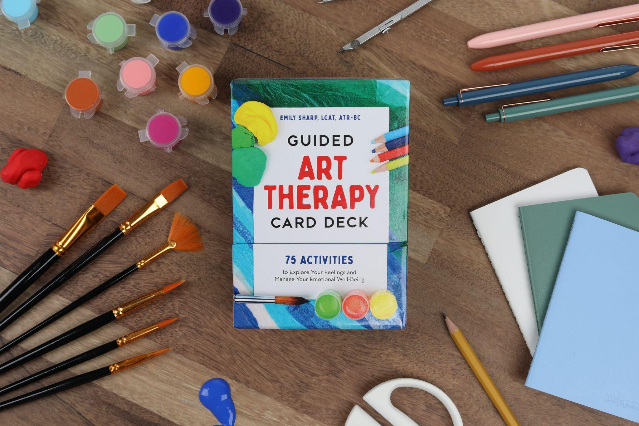 Guided Art Therapy Card Deck: 75 Activities to Explore Your Feelings and Manage Your Emotional Well-Being - Image 6