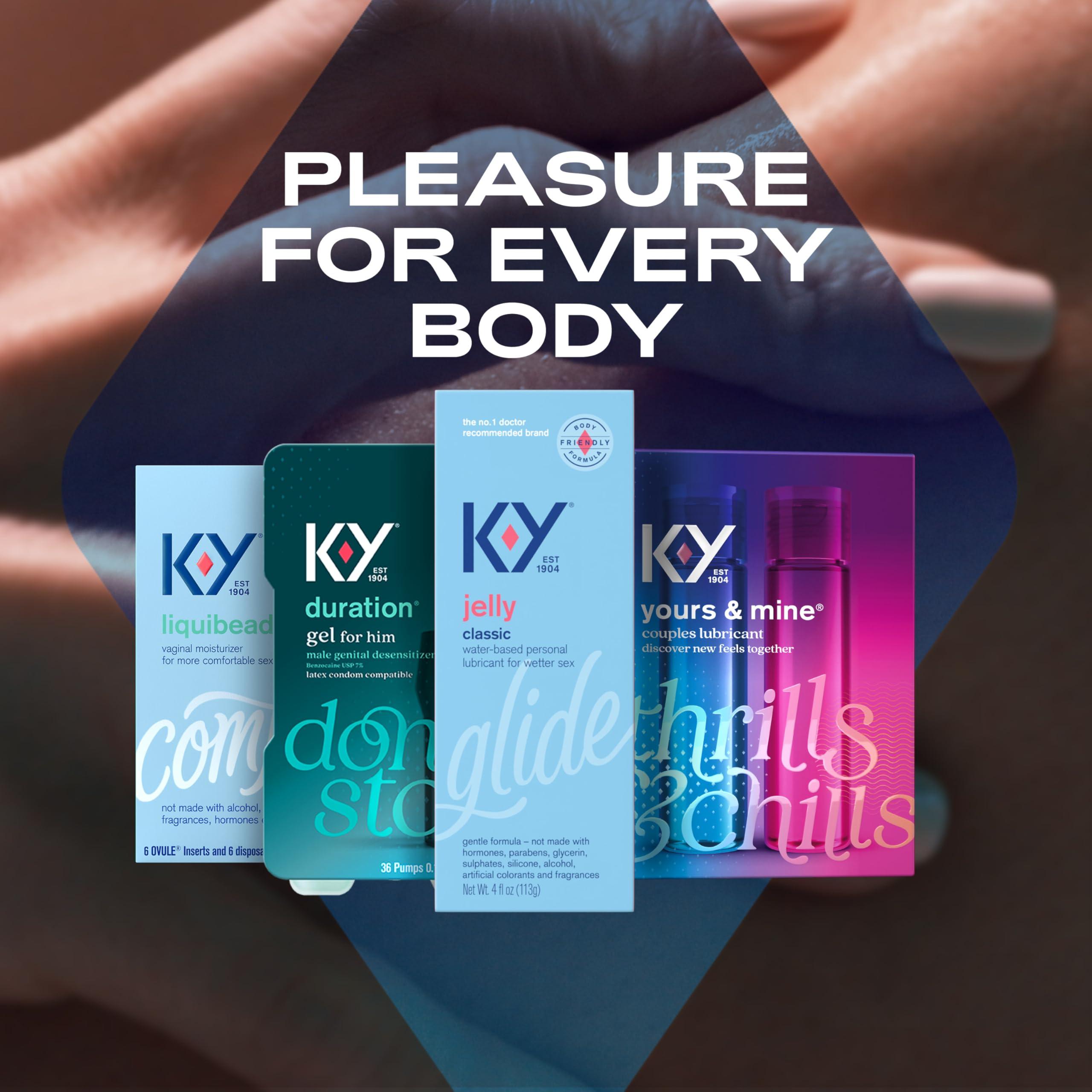 K-Y Jelly Water Based Lube for Sex, Anal Lube, Non-Greasy Water Based Personal Lubricant, pH Friendly Sex Lube Can Be Used with Sex Toys for Women & Male Sex Toys, Condom Friendly Personal Lube, 2 oz - Image 7