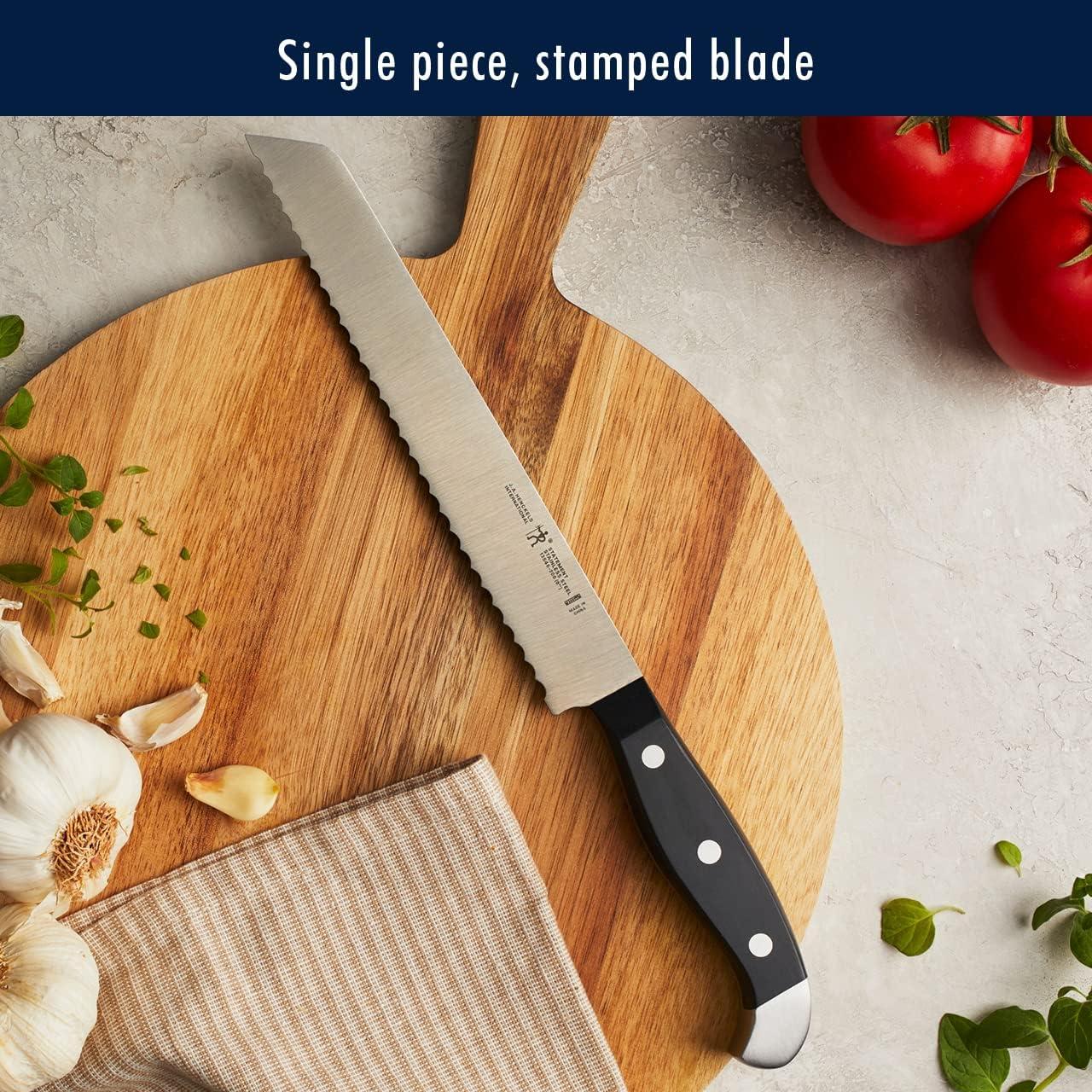 HENCKELS Premium Quality 15-Piece Knife Set with Block, Razor-Sharp, German Engineered Knife Informed by over 100 Years of Masterful Knife Making, Lightweight and Strong, Dishwasher Safe - Image 2
