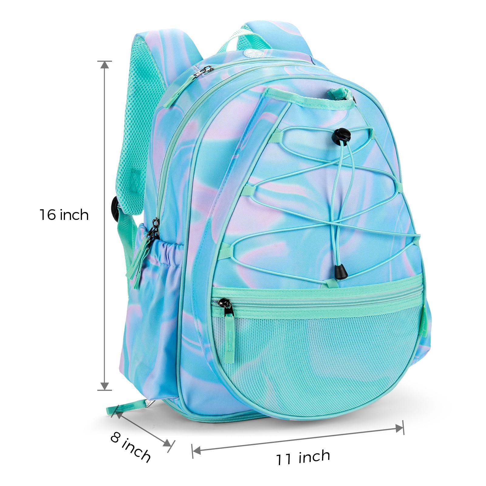Choco Mocha Kids Tennis Bag, Kids Tennis Backpack Racket Bag, junior tennis bag 16 Inch - Image 5