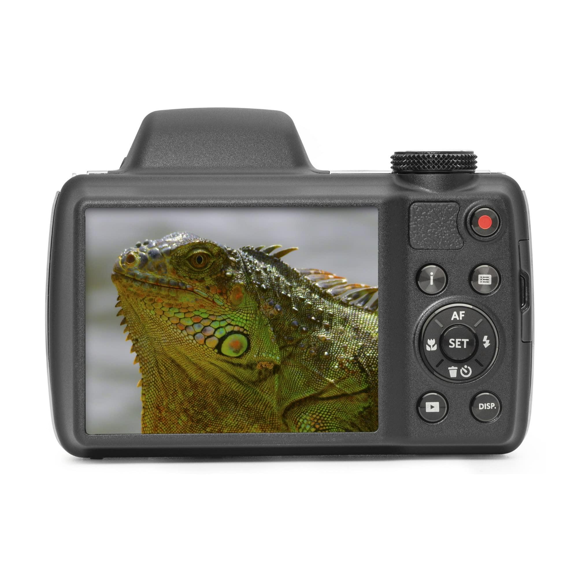Kodak PIXPRO Astro Zoom AZ528-BK 16 MP Digital Camera with 52x Optical Zoom 24mm Wide Angle Lens 6 fps Burst Shooting 1080P Full HD Video Wi-Fi Connectivity and a 3" LCD Screen (Black) - Image 9