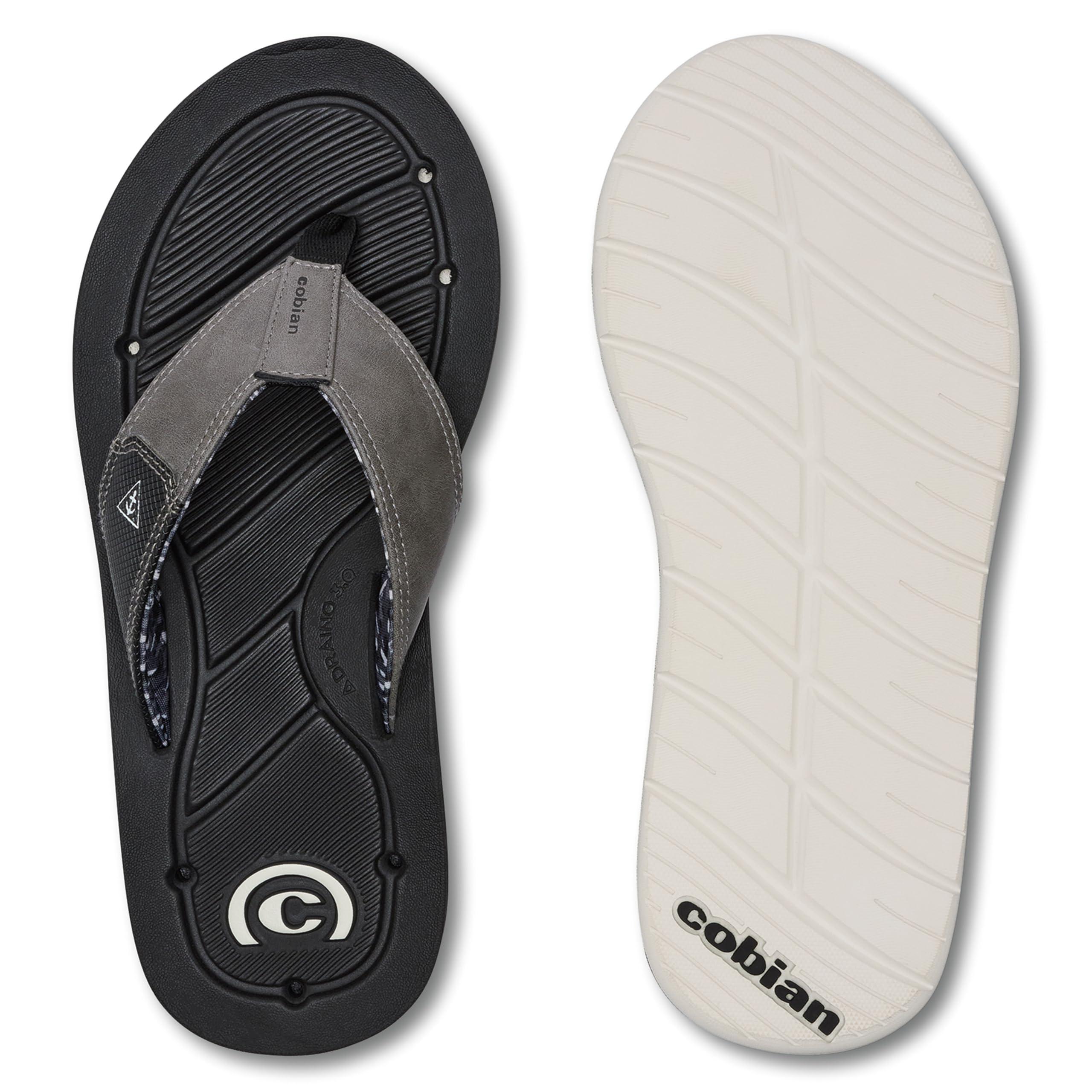 Cobian Men’s Draino 3 Water-friendly Synthetic Suede Strap Flip-Flop Sandals - Image 4