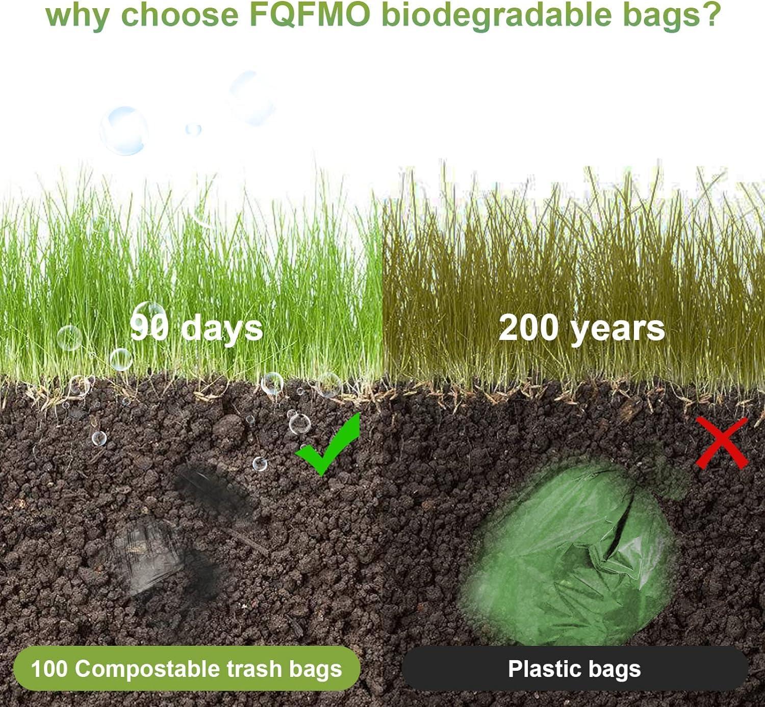 20 PCS Portable Toilet Bags for Camping - 100% Compostable & Biodegradable Toilet Replacement Bags, 8 Gallon Thickened Bucket Liner for Outdoor Boating Trip, Trash Bags Plastic Free - Image 4
