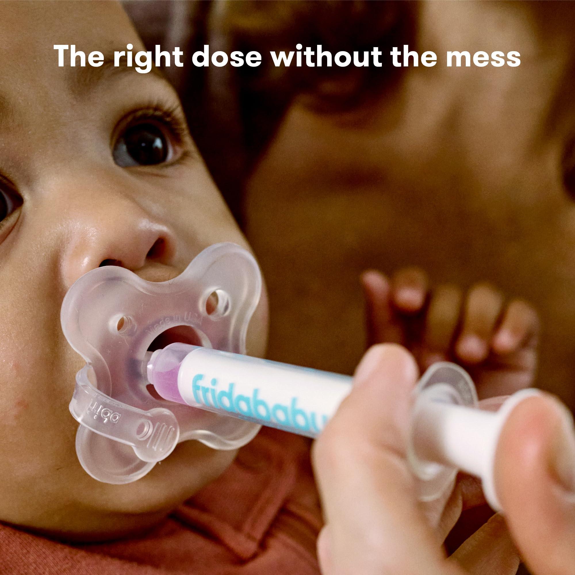 Frida Baby Medicine Pacifier Syringe, Accu-Dose Paci, Medi Frida Dispenser for Mess & Fuss Free Use, Made in USA - Image 2