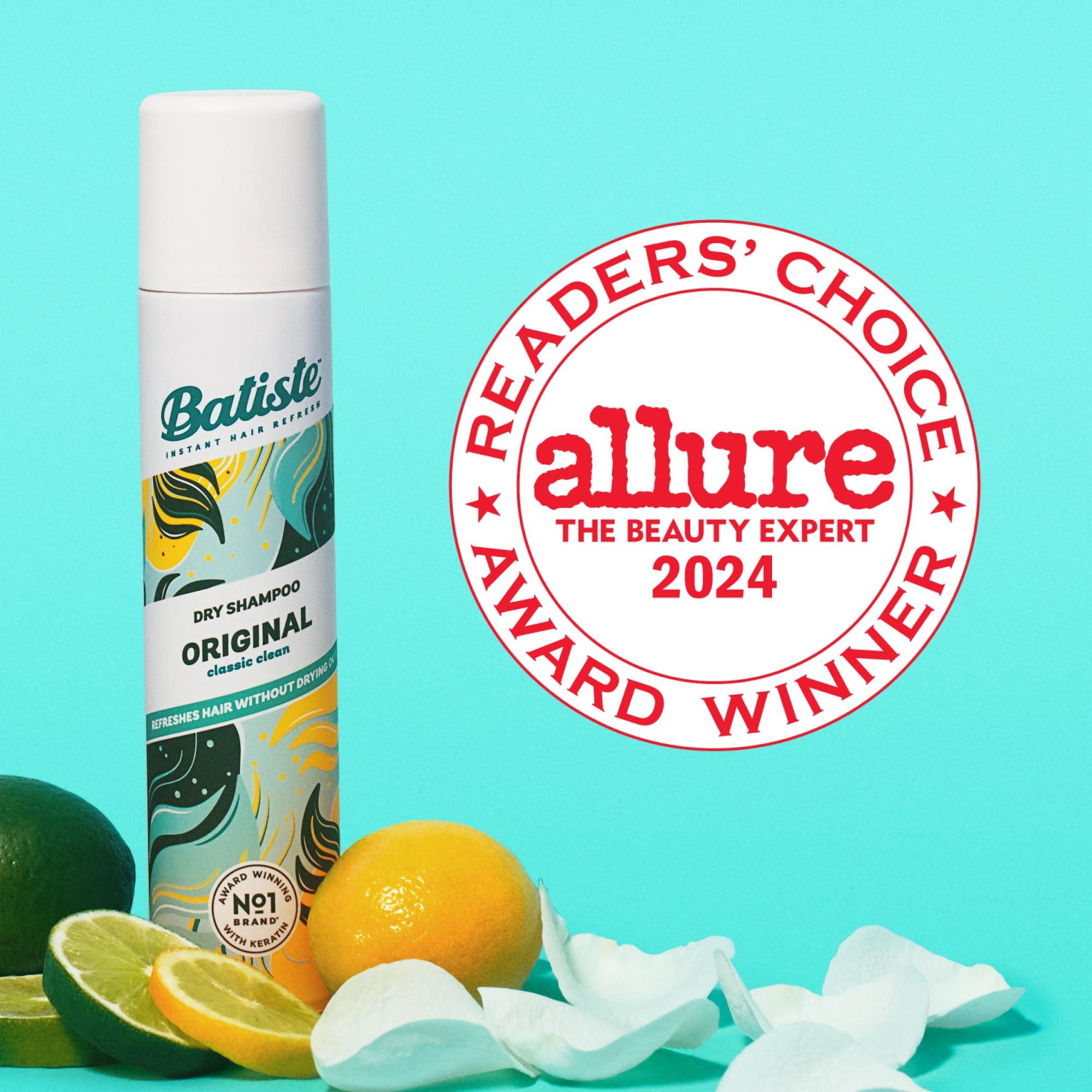Batiste Dry Shampoo, Original Fragrance Classic Clean, Refresh Hair and Absorb Oil Between Washes, Waterless Shampoo for Added Hair Texture and Body, 5.71 oz - Image 3