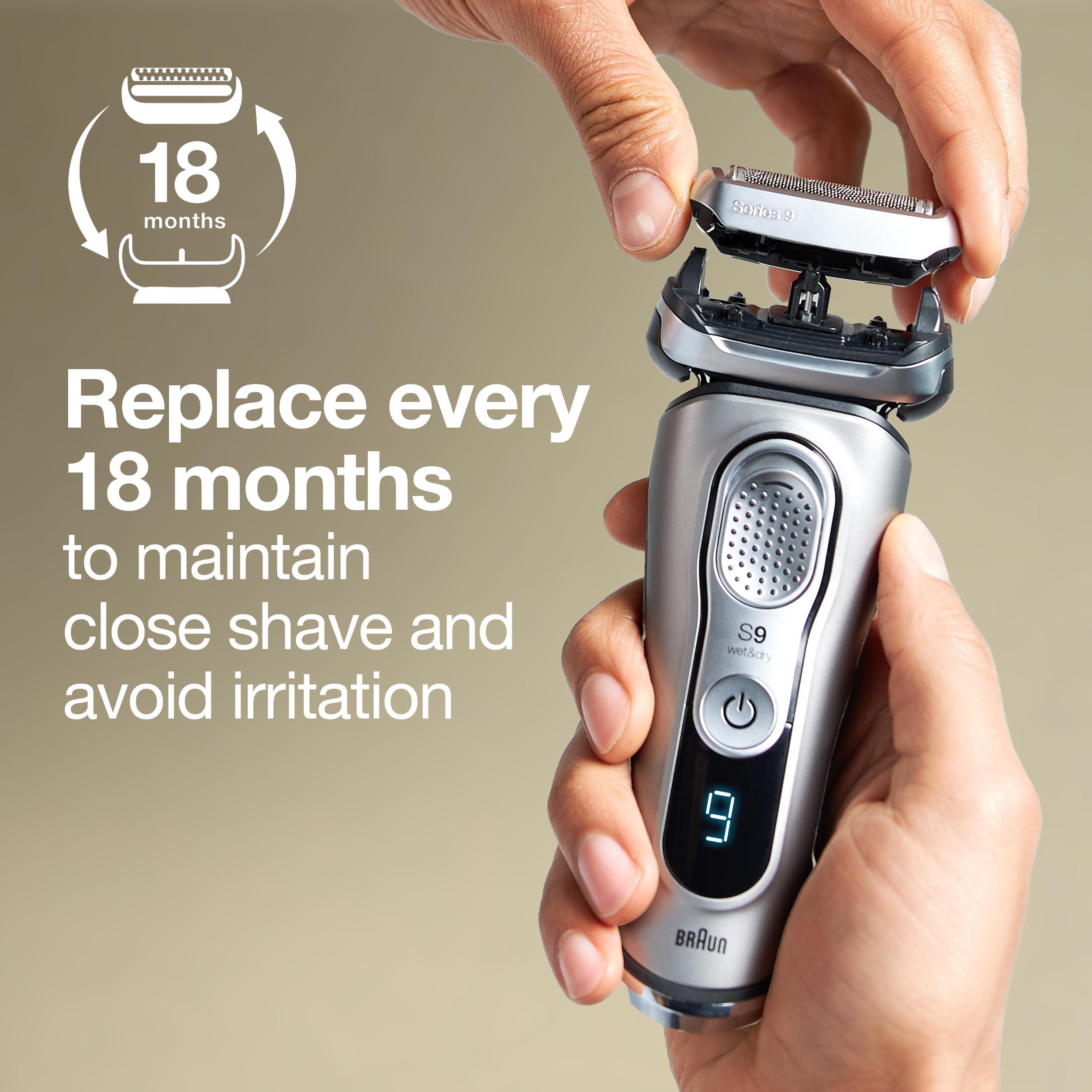 Braun Series 9 Electric Shaver Replacement Head - 92S - Compatible with all Series 9 Electric Razors 9290cc, 9291cc, 9370cc, 9293s, 9385cc, 9390cc, 9330s, 9296cc - Image 3